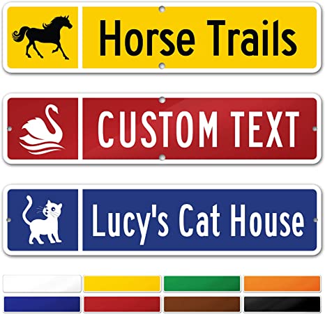 Street Name Sign Iconic Style