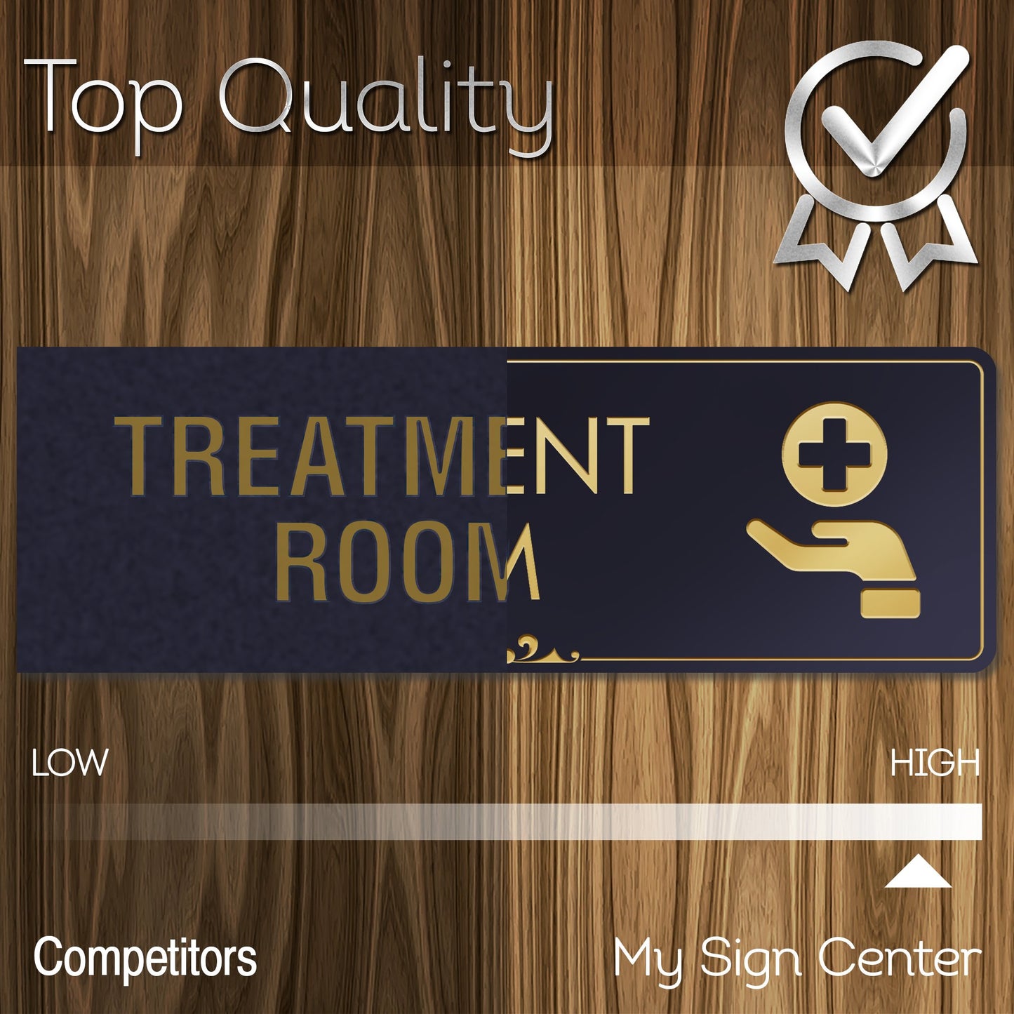 Treatment Room Sign Treatment in Session Sign