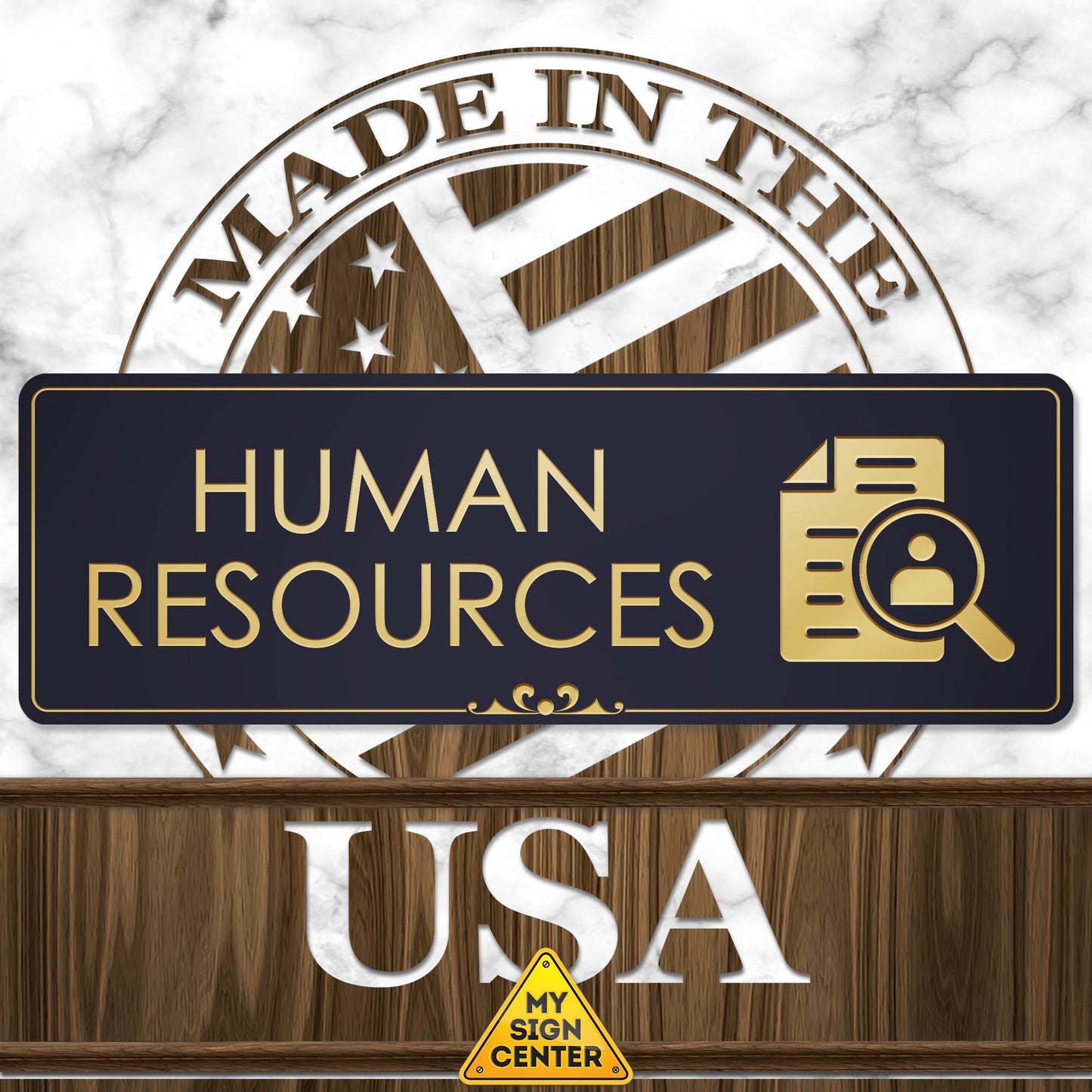 Human Resources Sign for Office Door