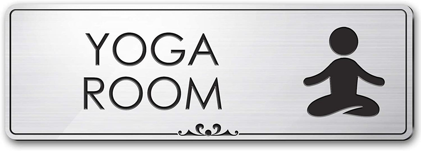 Yoga Room Sign Meditation in Progress Sign