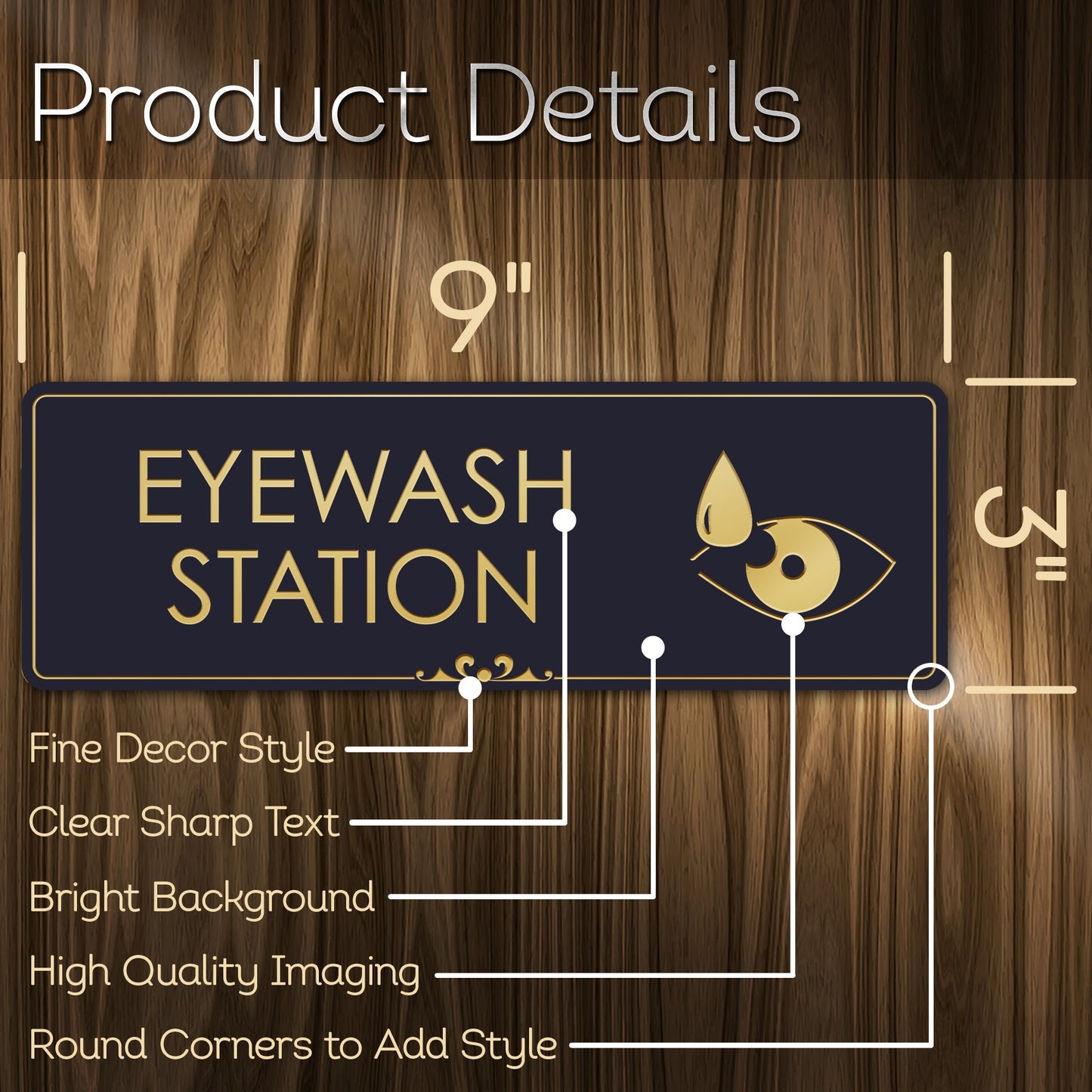 Eye Wash Station Sign Workplace Safety Sign