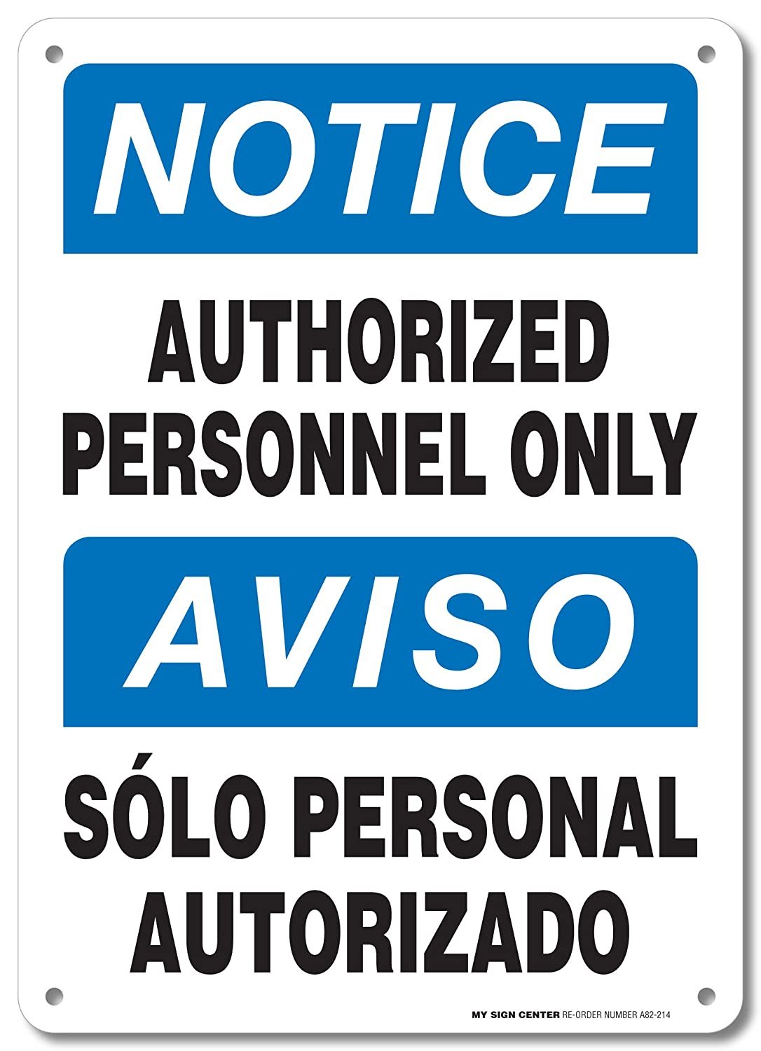 Authorized Personnel Only Sign