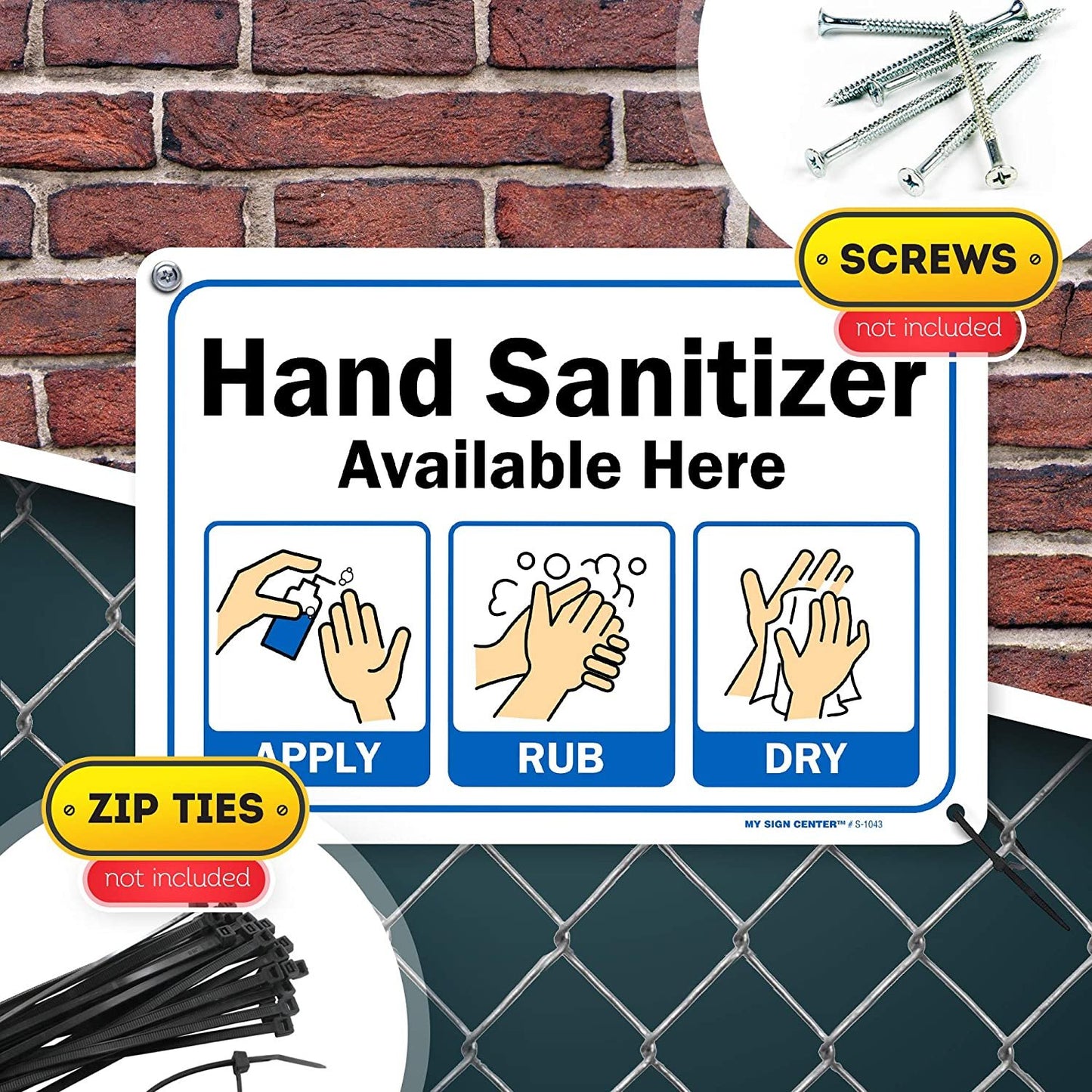 Hand Sanitizer Stations Sign