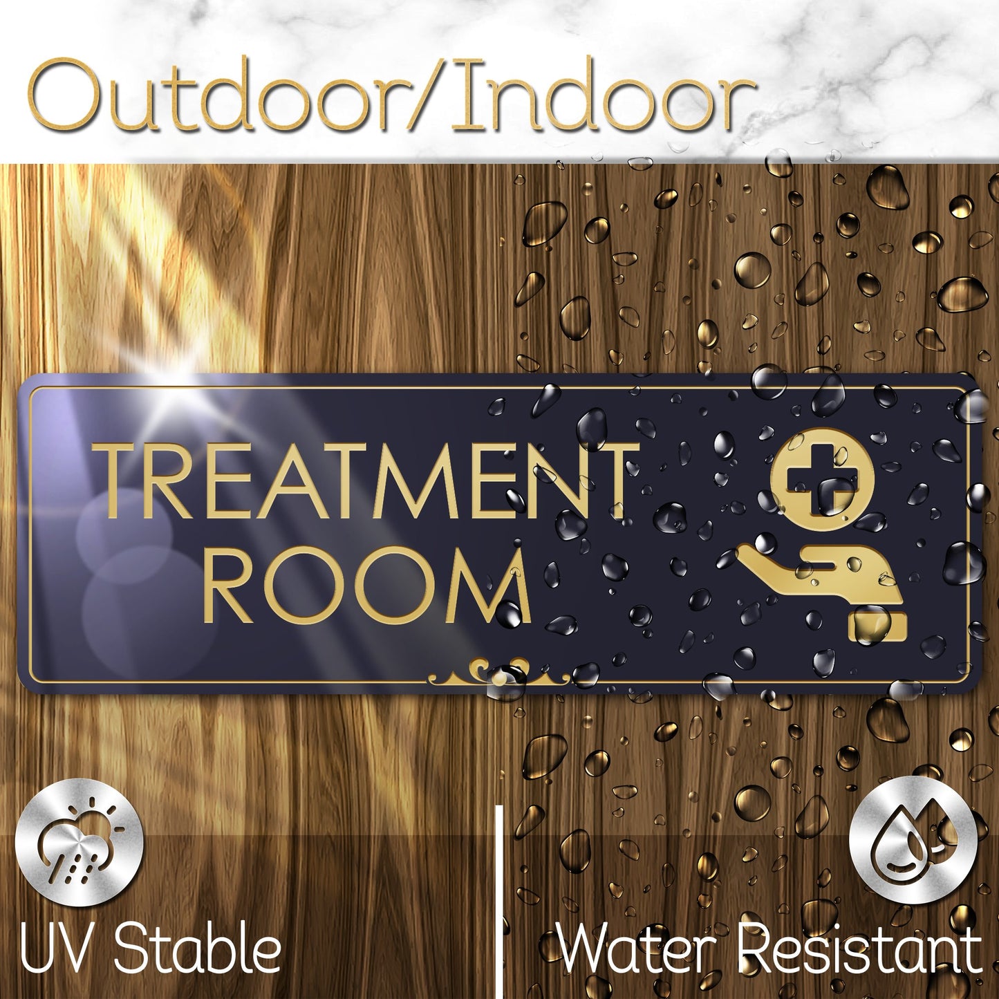 Treatment Room Sign Treatment in Session Sign