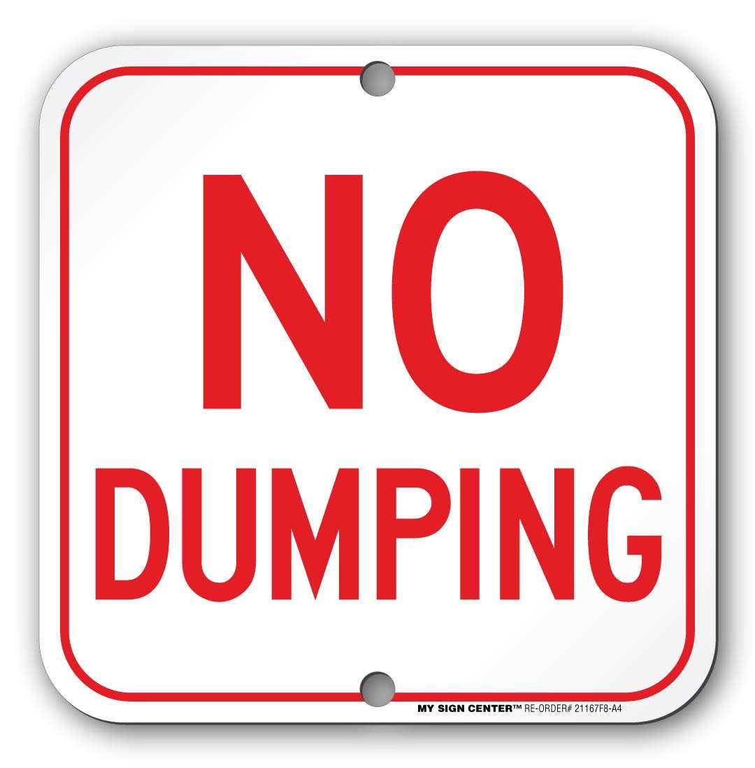 No Dumping Sign