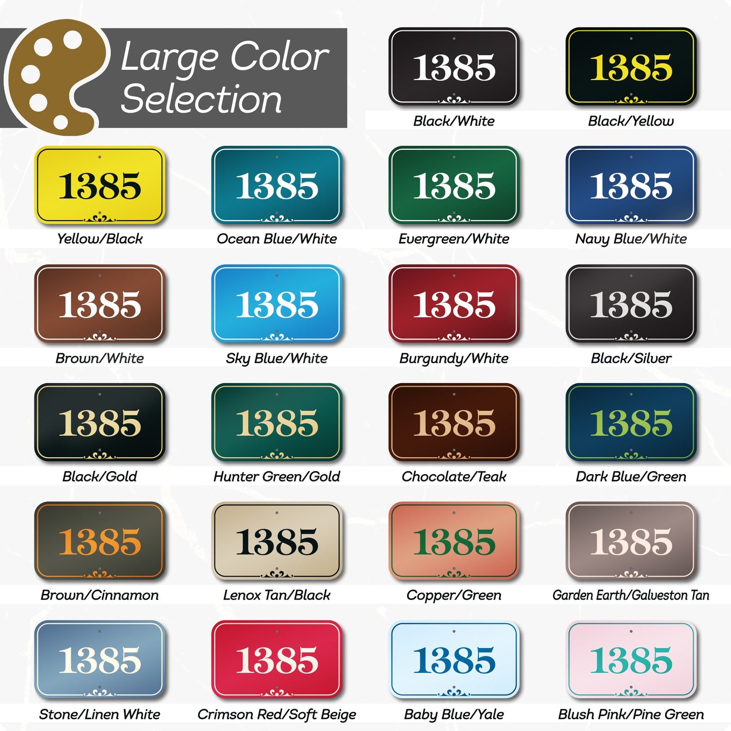 Customized and Personalized House Address Sign 4