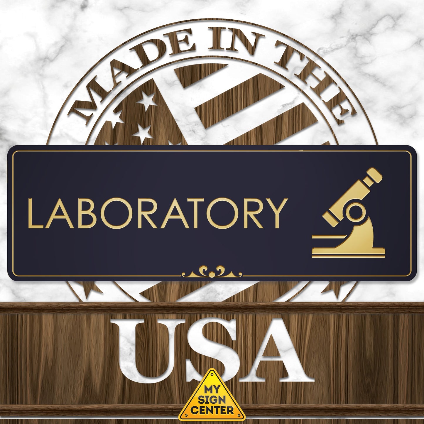 Laboratory Sign Access Restricted Lab Sign Testing in Progress Sign
