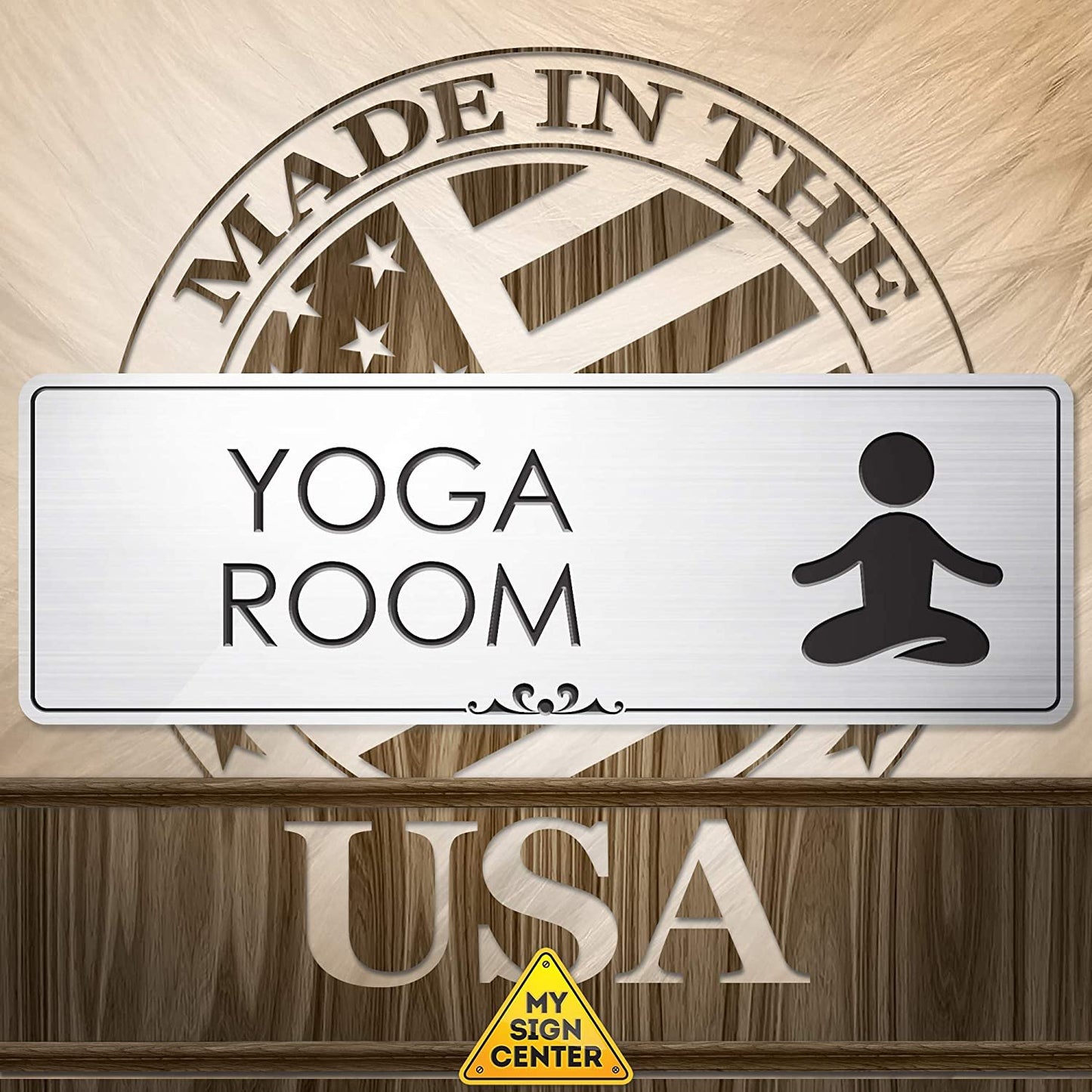 Yoga Room Sign Meditation in Progress Sign