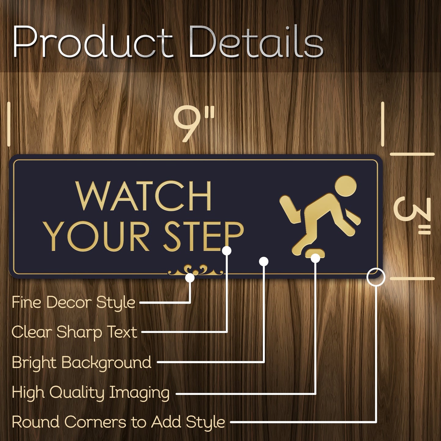 Caution Watch Your Step Sign Work Place Safety Signs