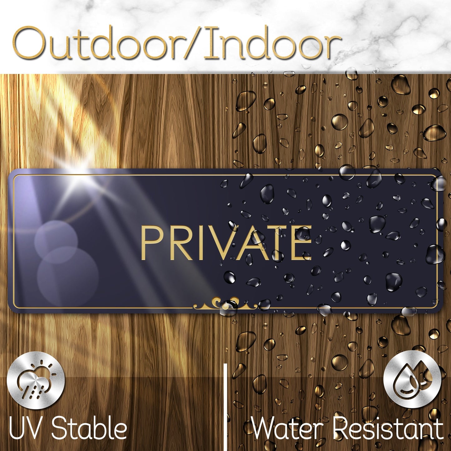Private - Laser Engraved Sign