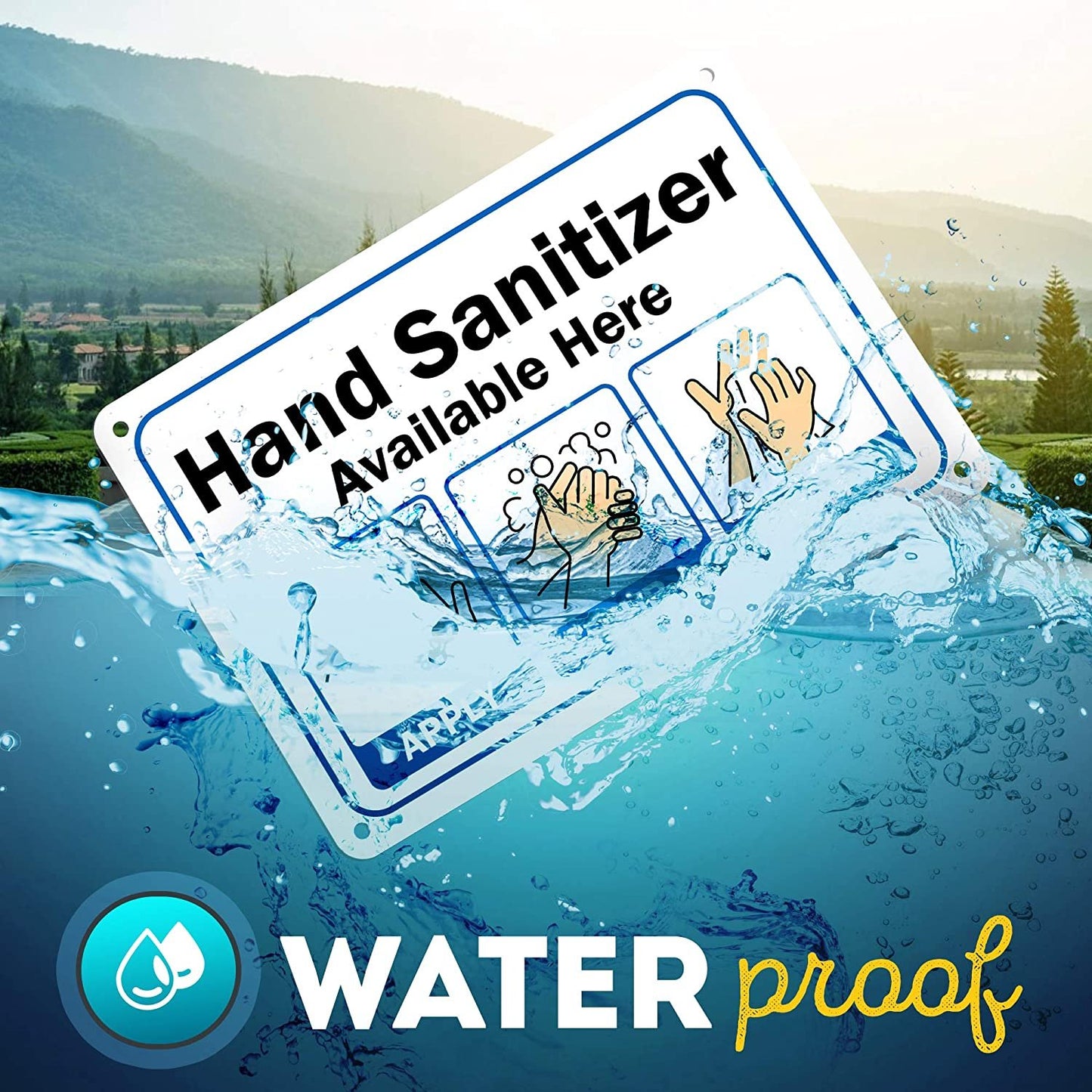 Hand Sanitizer Stations Sign