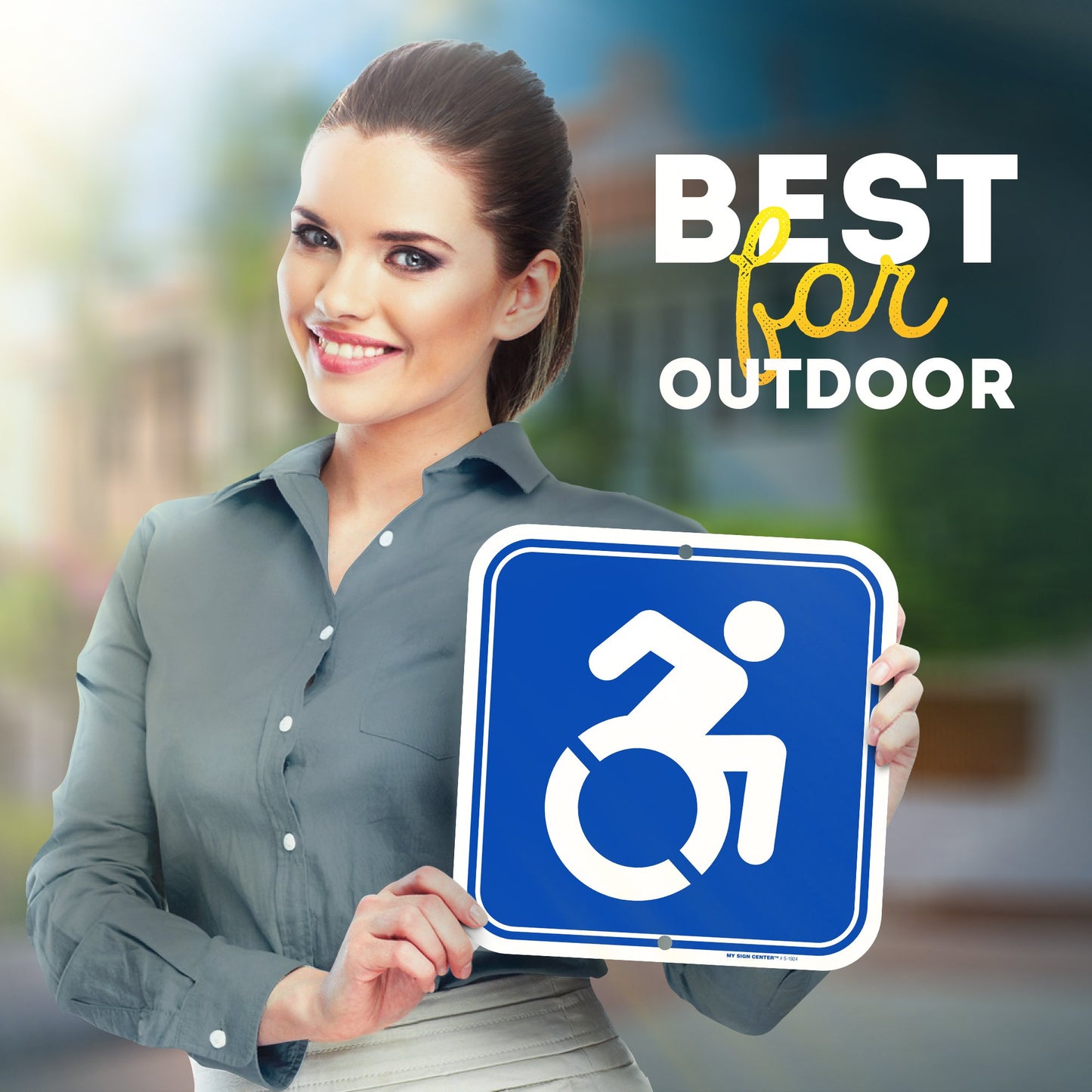 Van Accessible Handicap Parking Sign 1