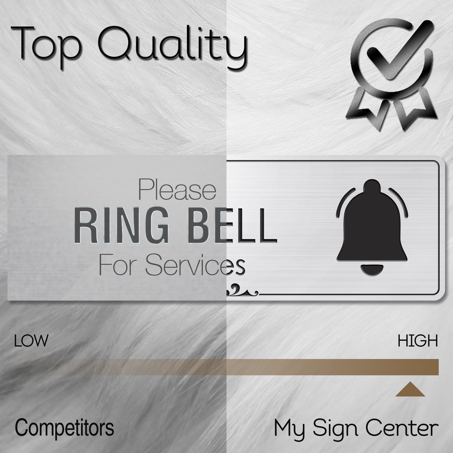 Please Ring Bell for Service Sign Office Ring for Assistance