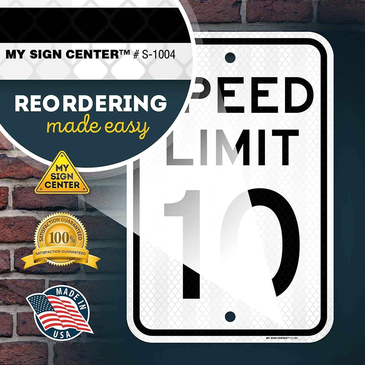 10 MPH Speed Limit Sign
