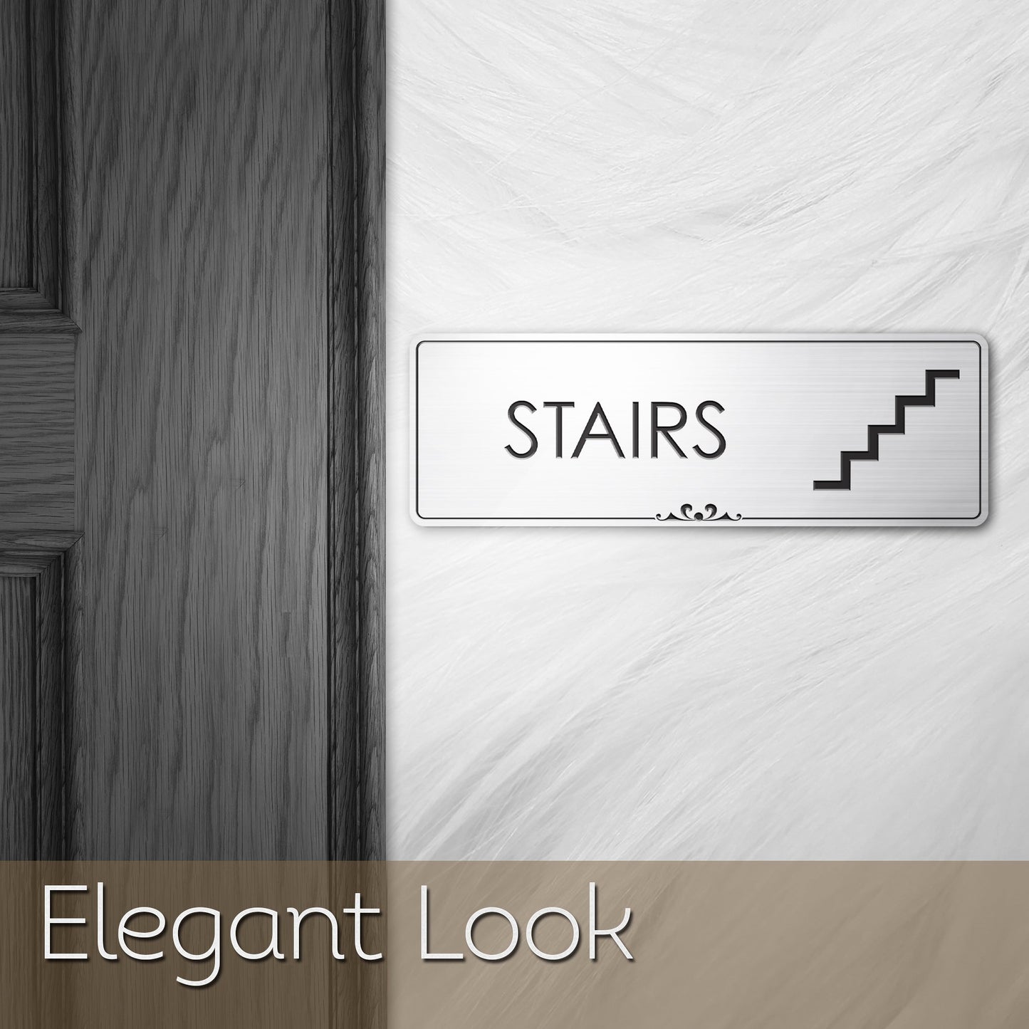 Stairs Door Sign Stairway Sign for Business