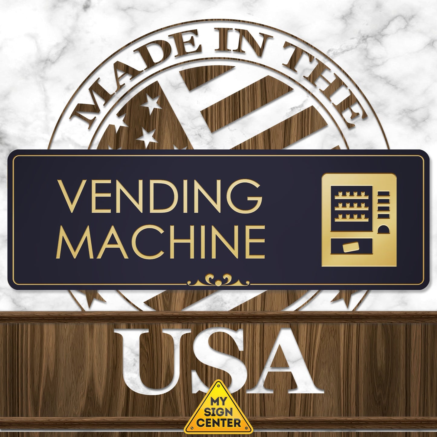 Vending Machines for Business Lunch Room Sign
