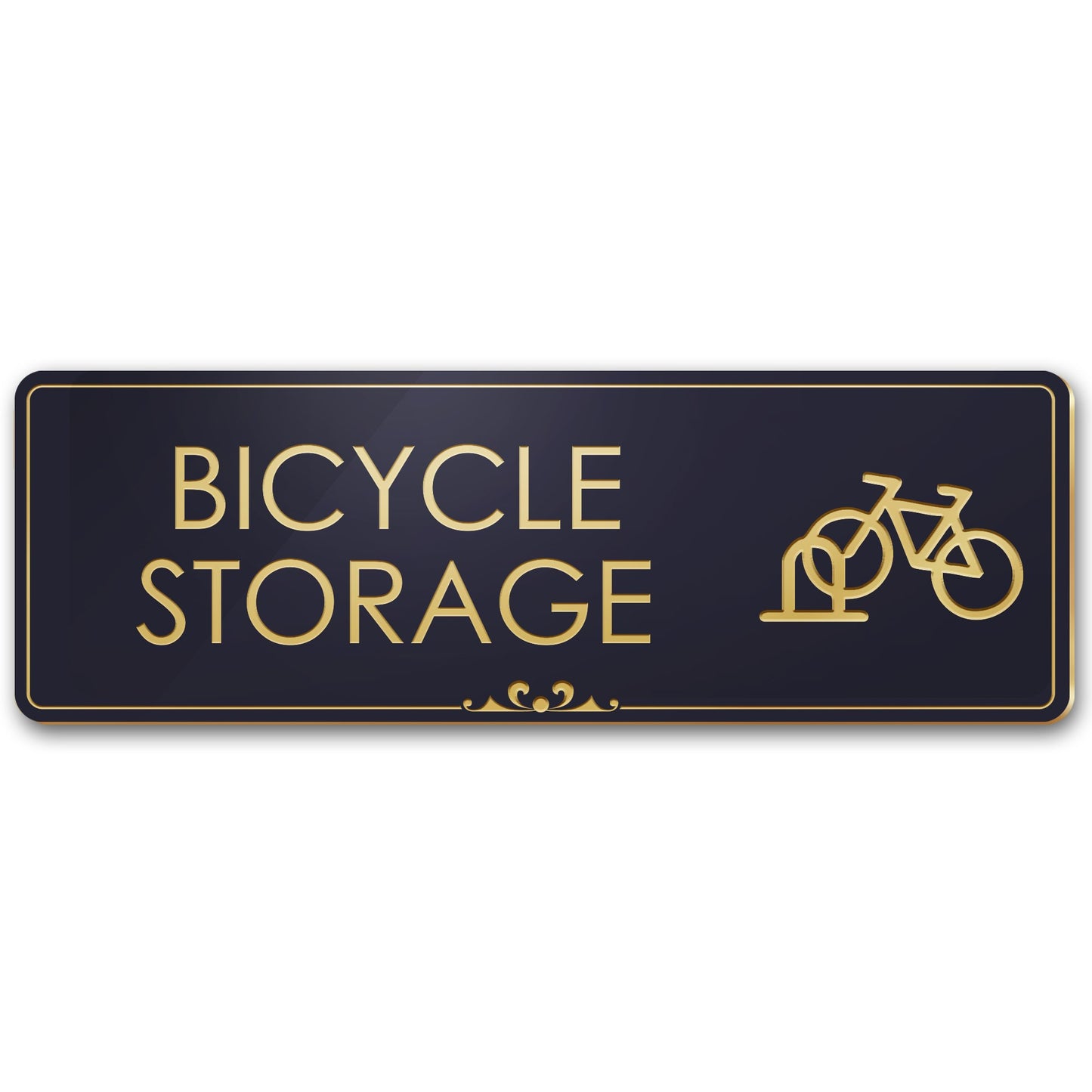 Bicycle Rack Sign Bike Storage Signage