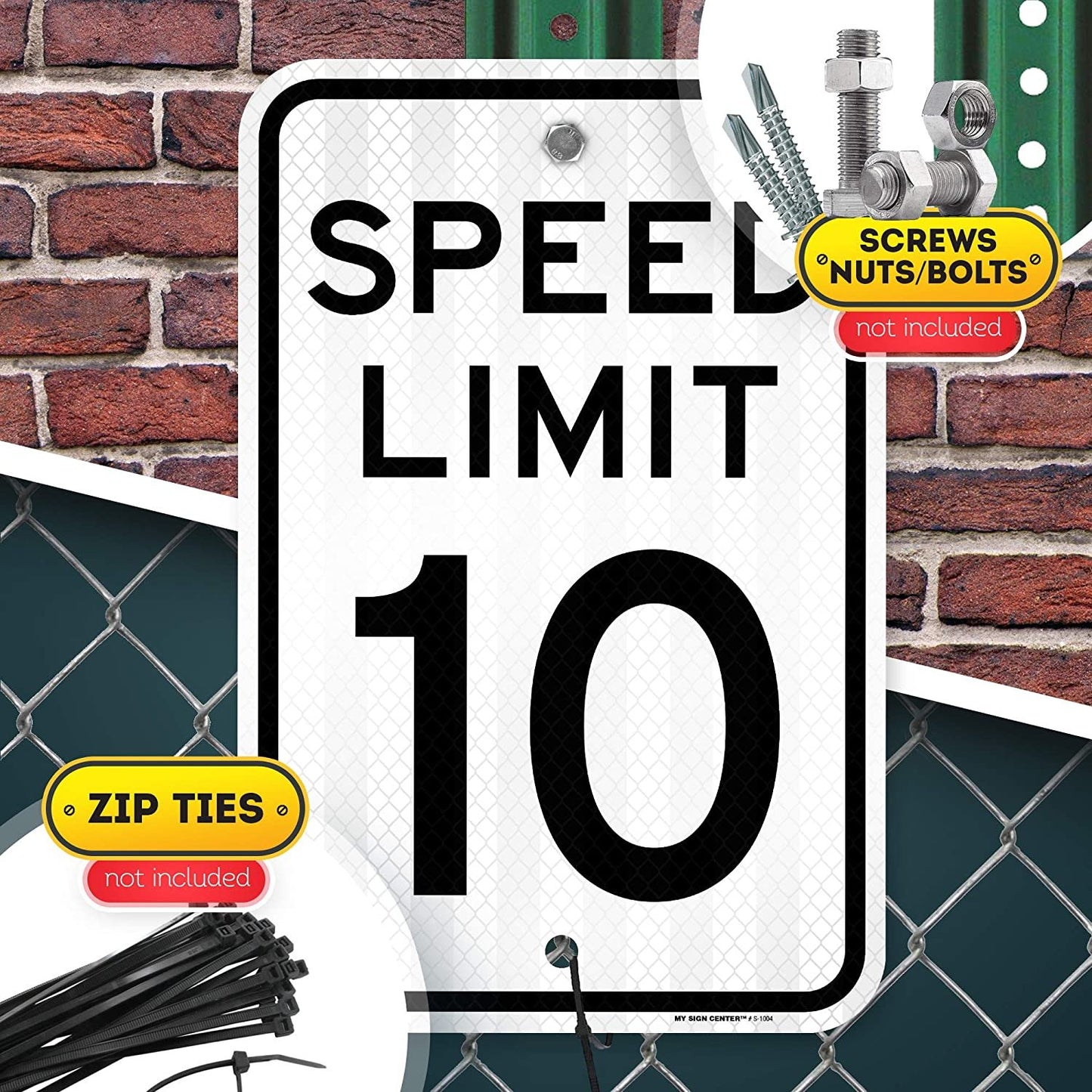 10 MPH Speed Limit Sign