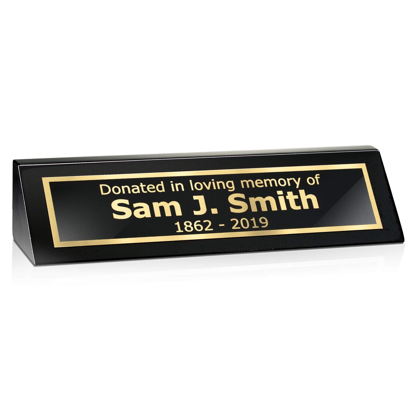 Desk Name Plate Personalized Custom Plaque