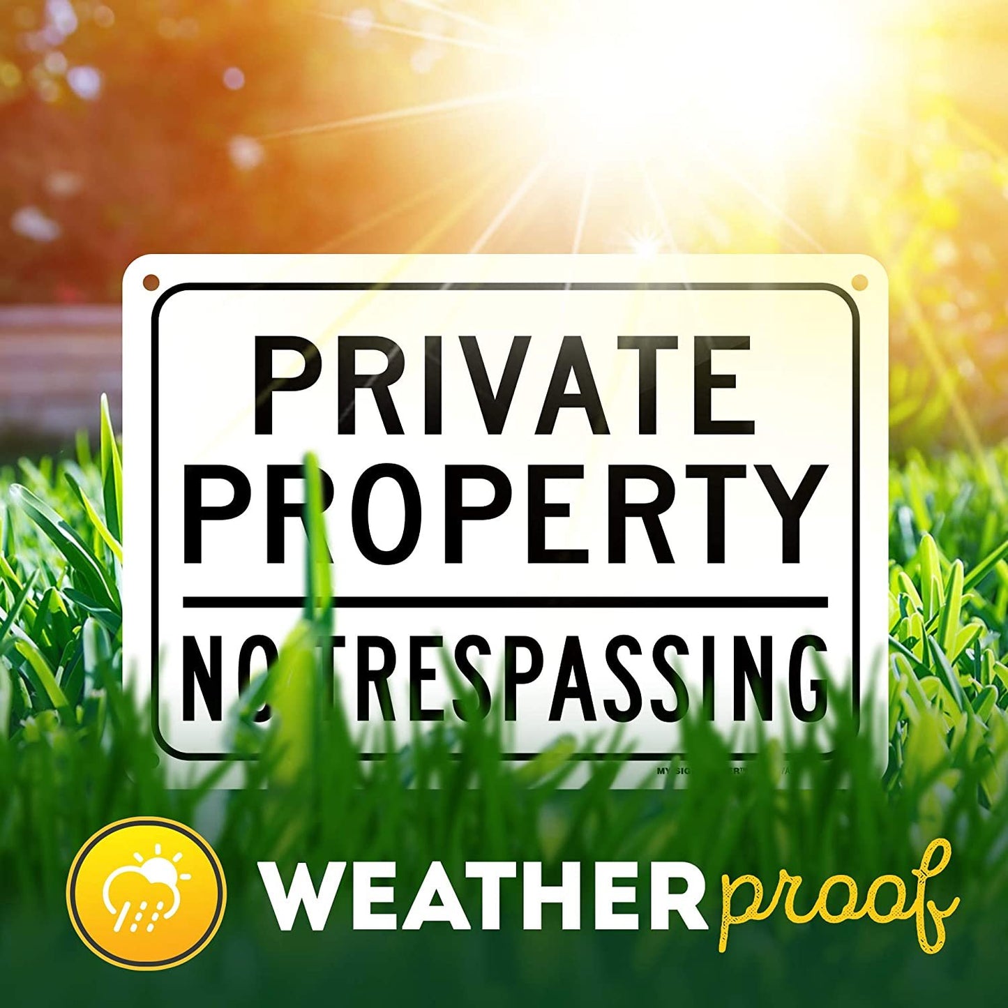 Private Property No Trespassing Sign 9
