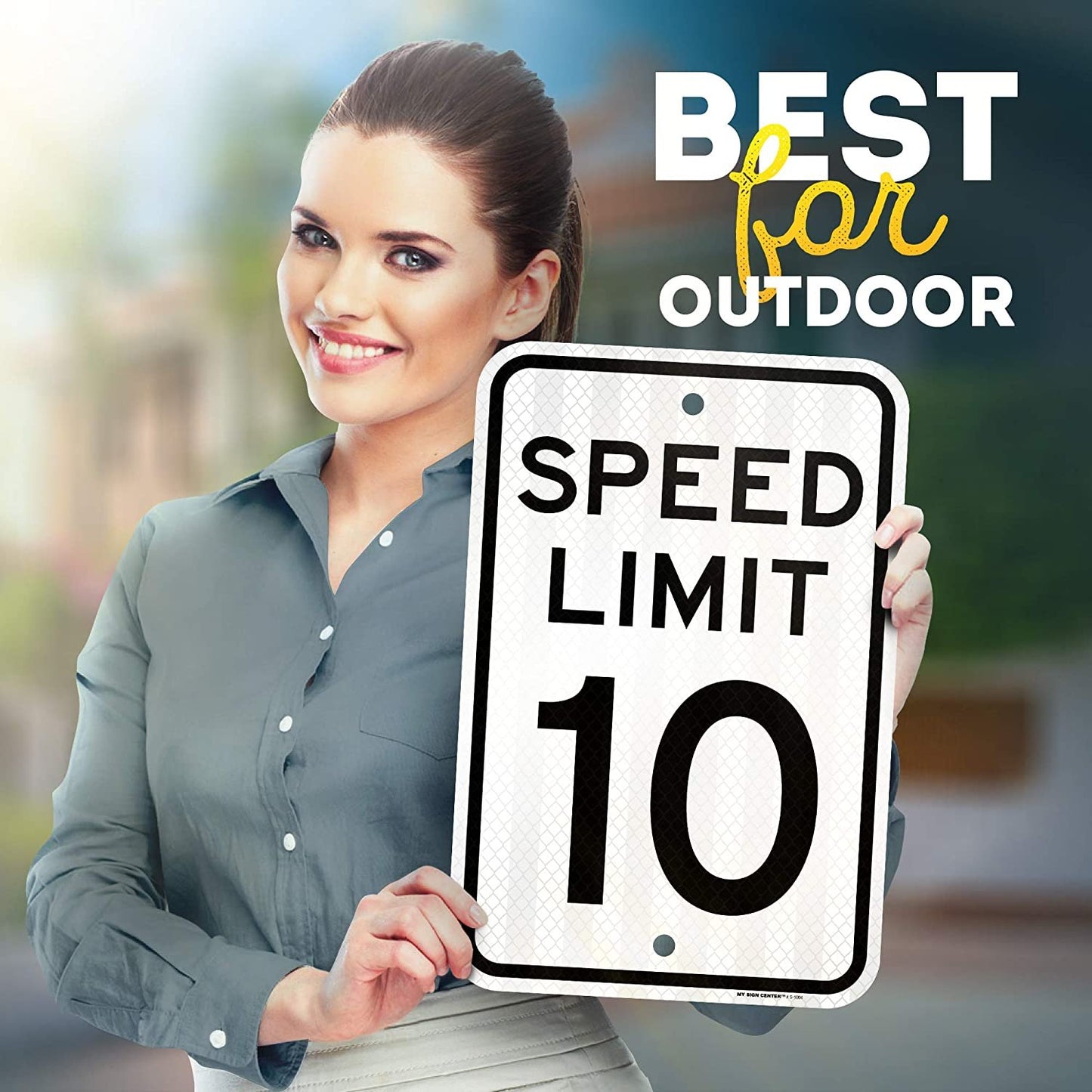 10 MPH Speed Limit Sign