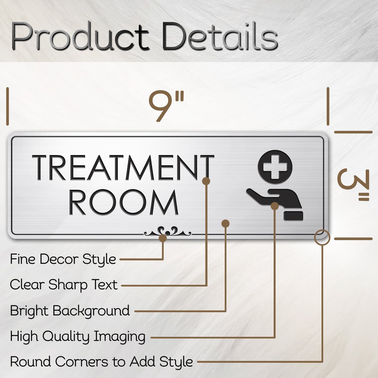 Treatment Room Sign Treatment in Session Sign