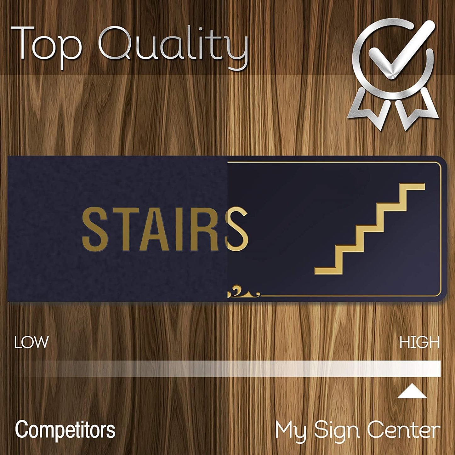 Stairs Door Sign Stairway Sign for Business