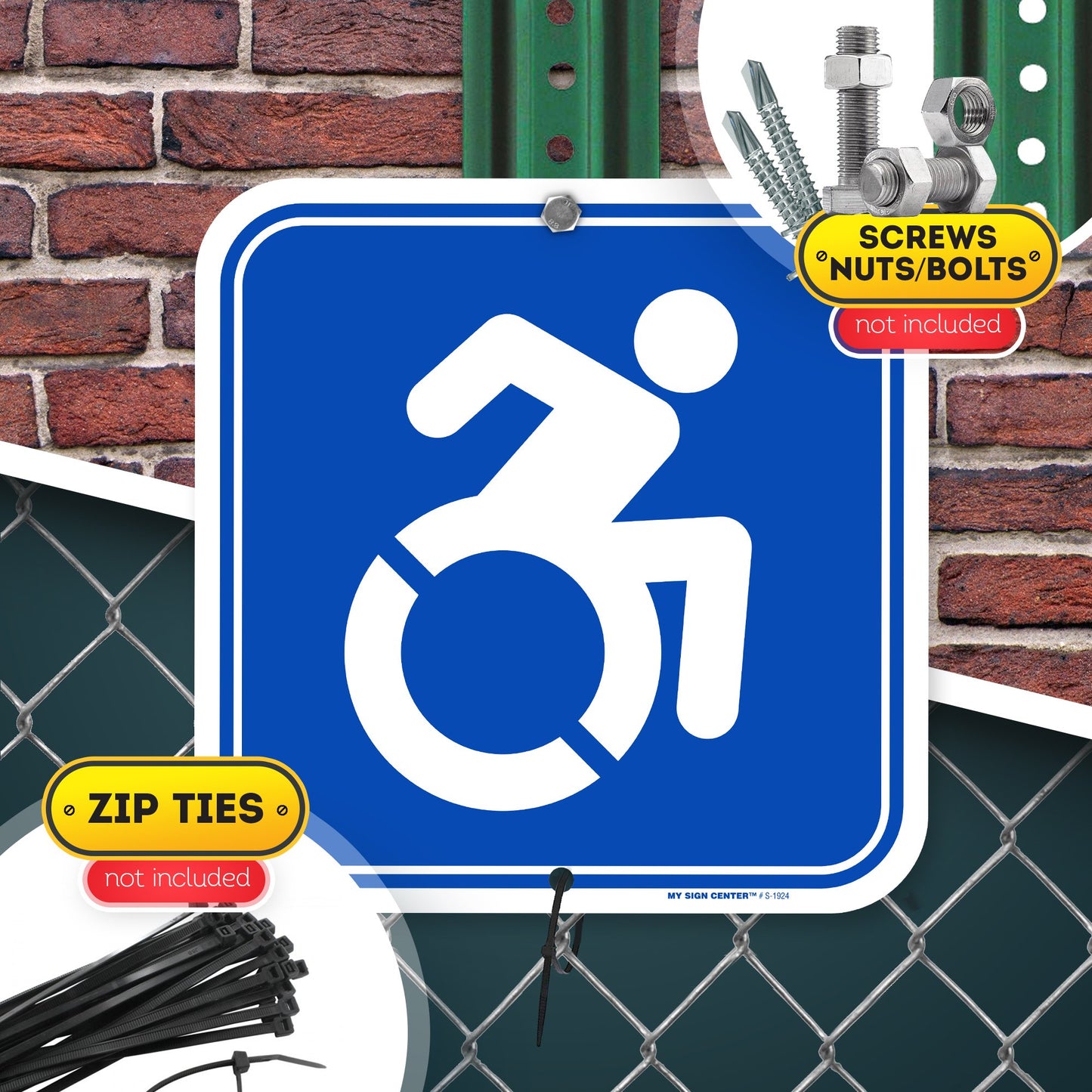 Van Accessible Handicap Parking Sign 1