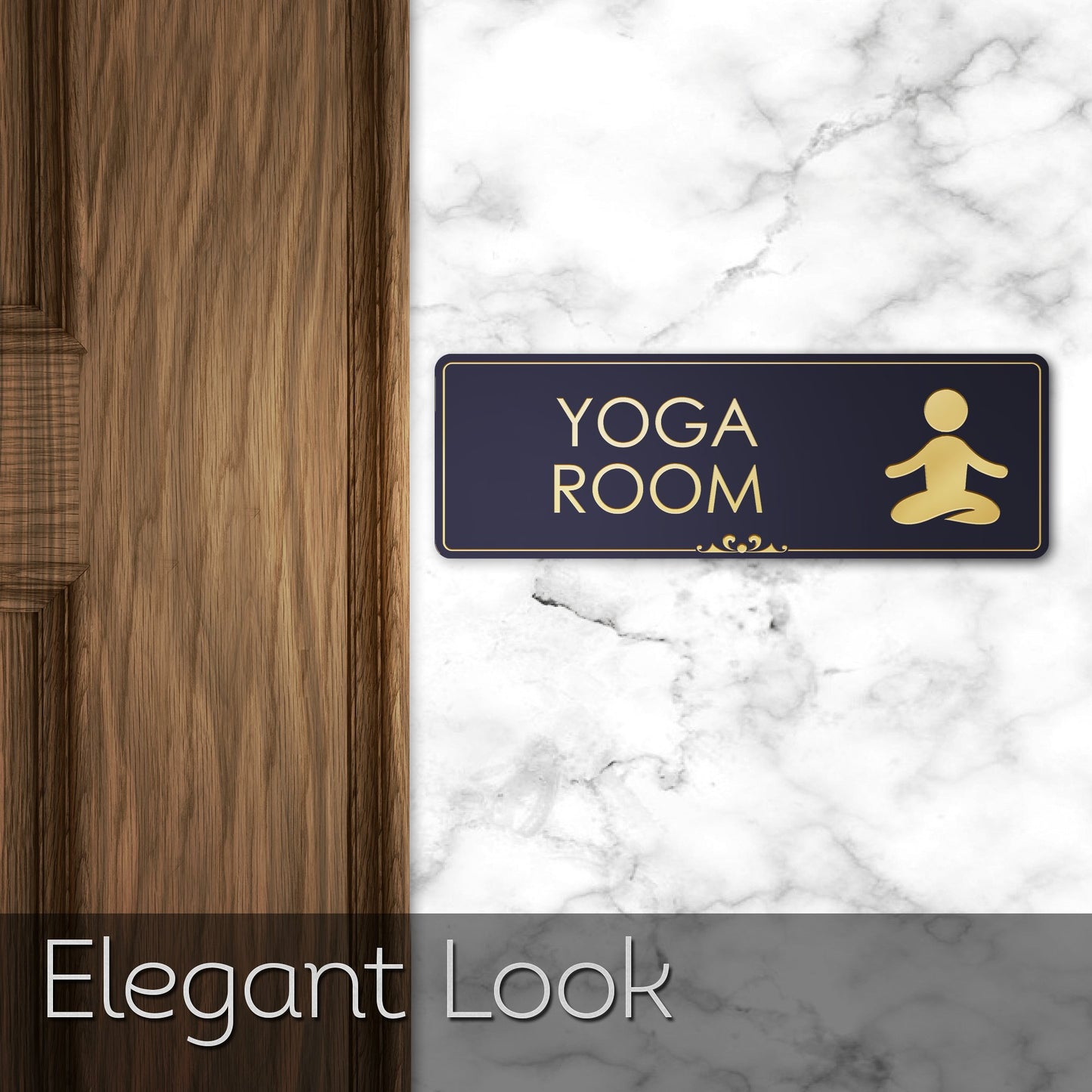 Yoga Room Sign Meditation in Progress Sign