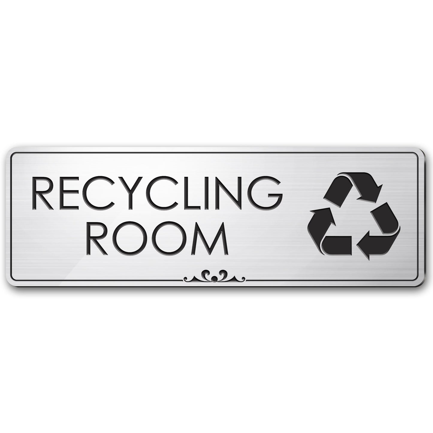 Recycle Room Trash Can Sign