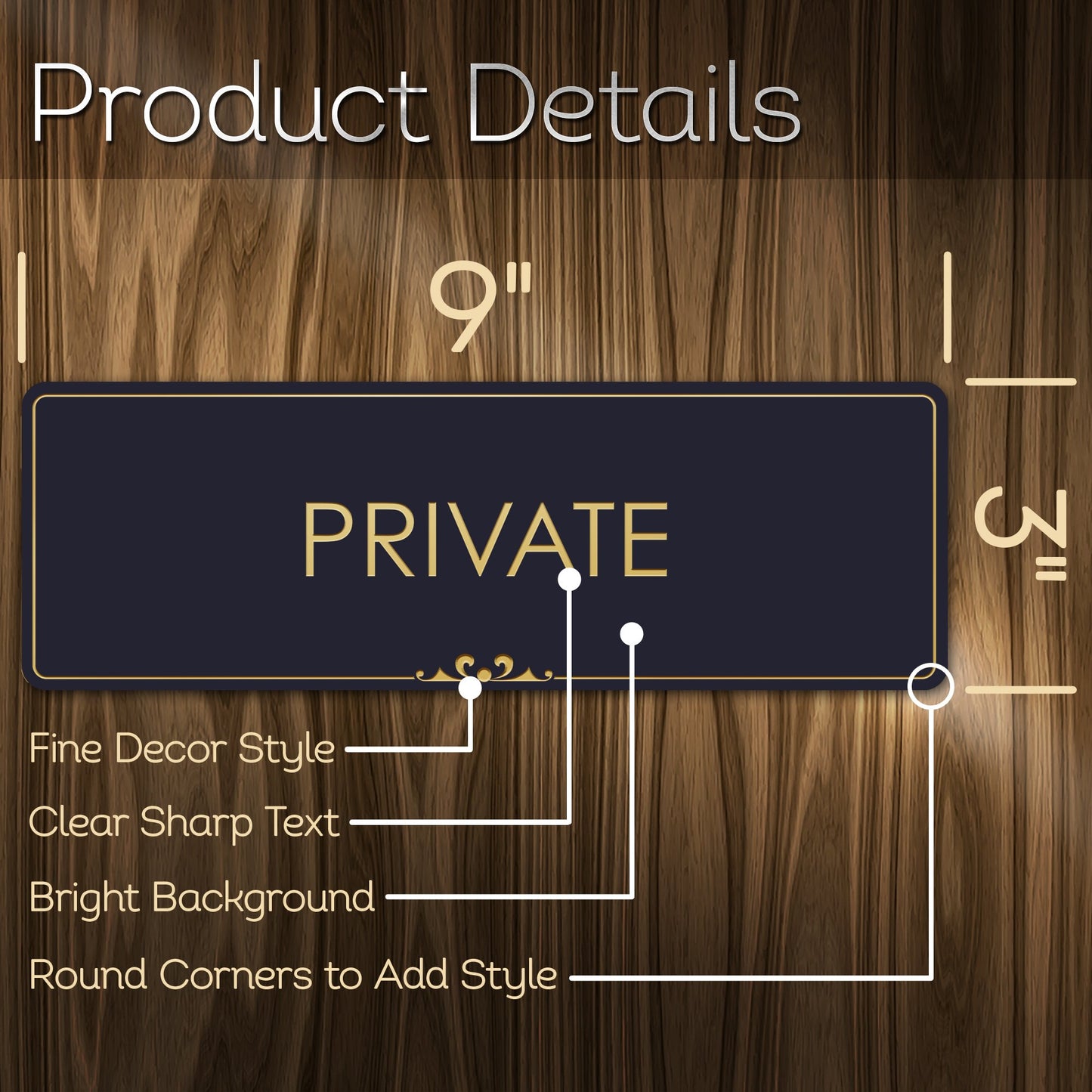 Private - Laser Engraved Sign