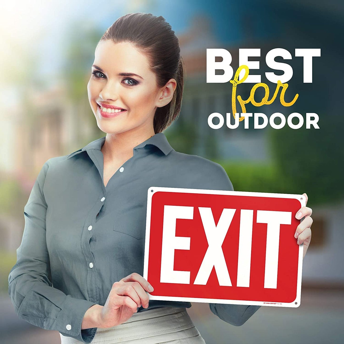 Exit Sign for Business, Store and House Door