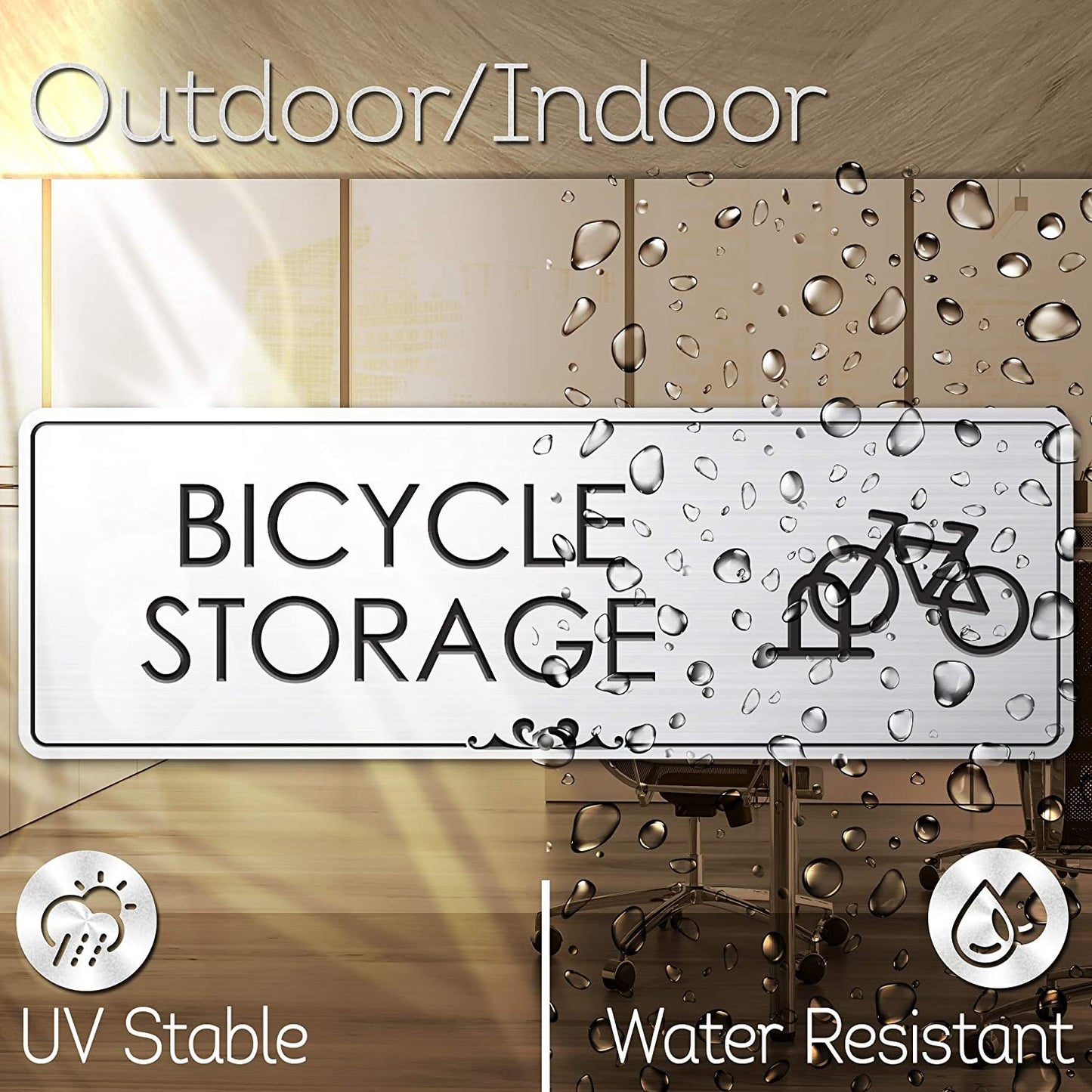 Bicycle Rack Sign Bike Storage Signage