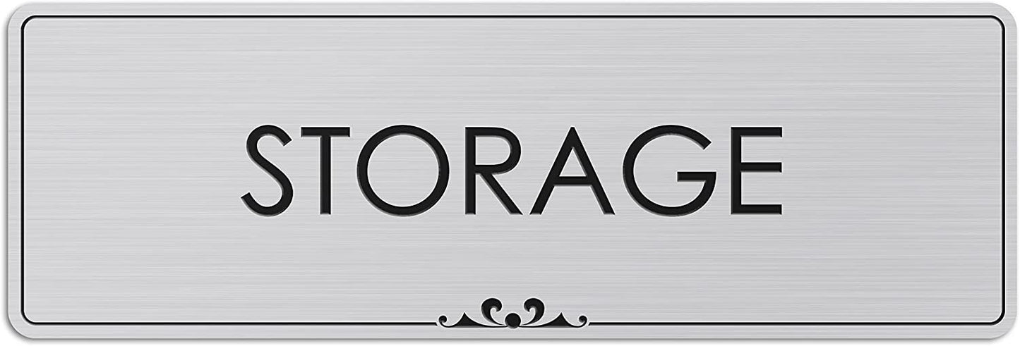 Storage - Laser Engraved Sign 2