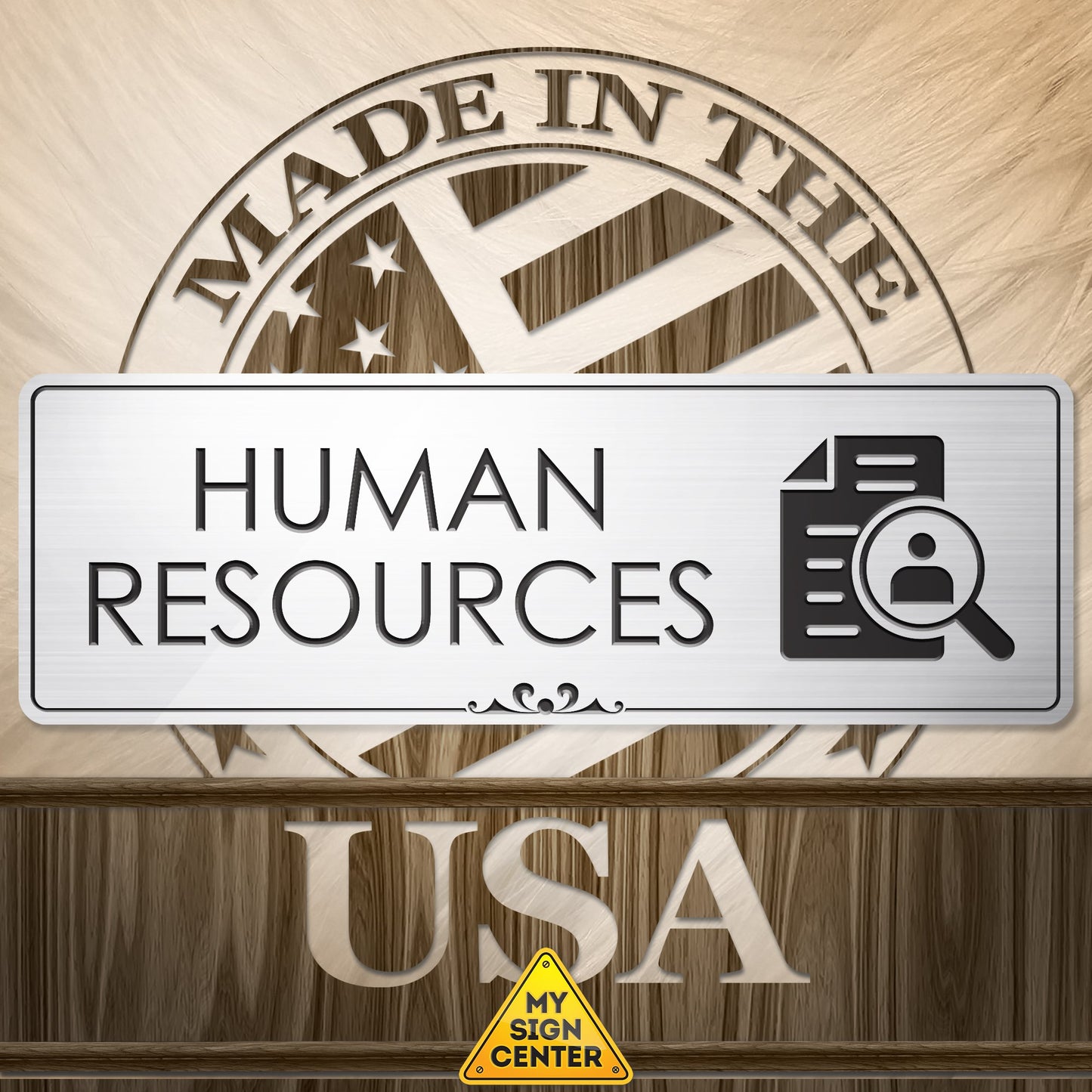 Human Resources Sign for Office Door