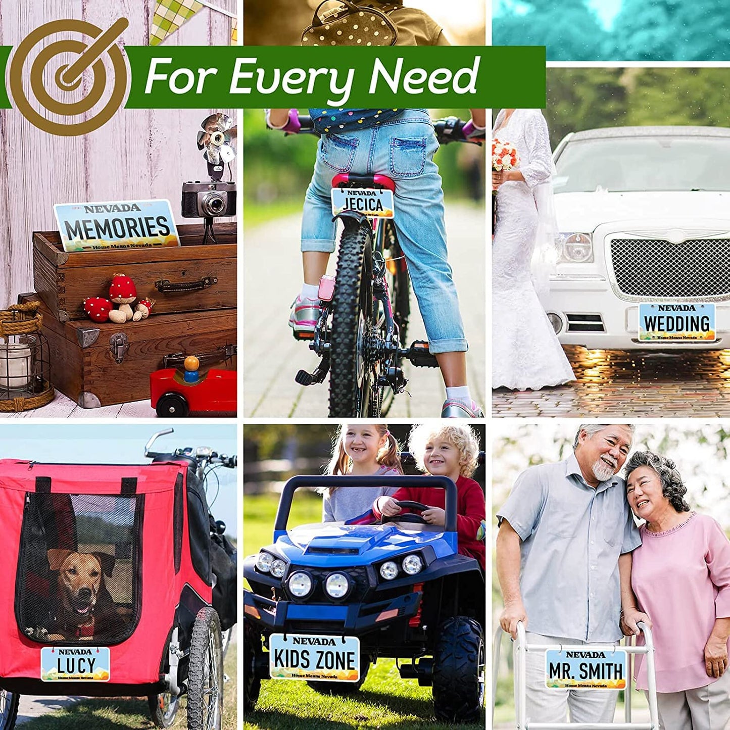 Personalized Custom License Plate for 50 Sate