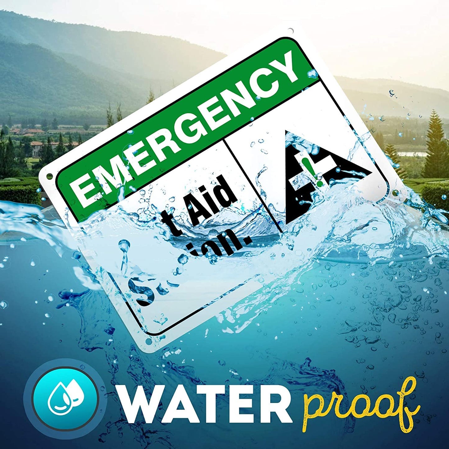 Emergency First Aid Station Sign