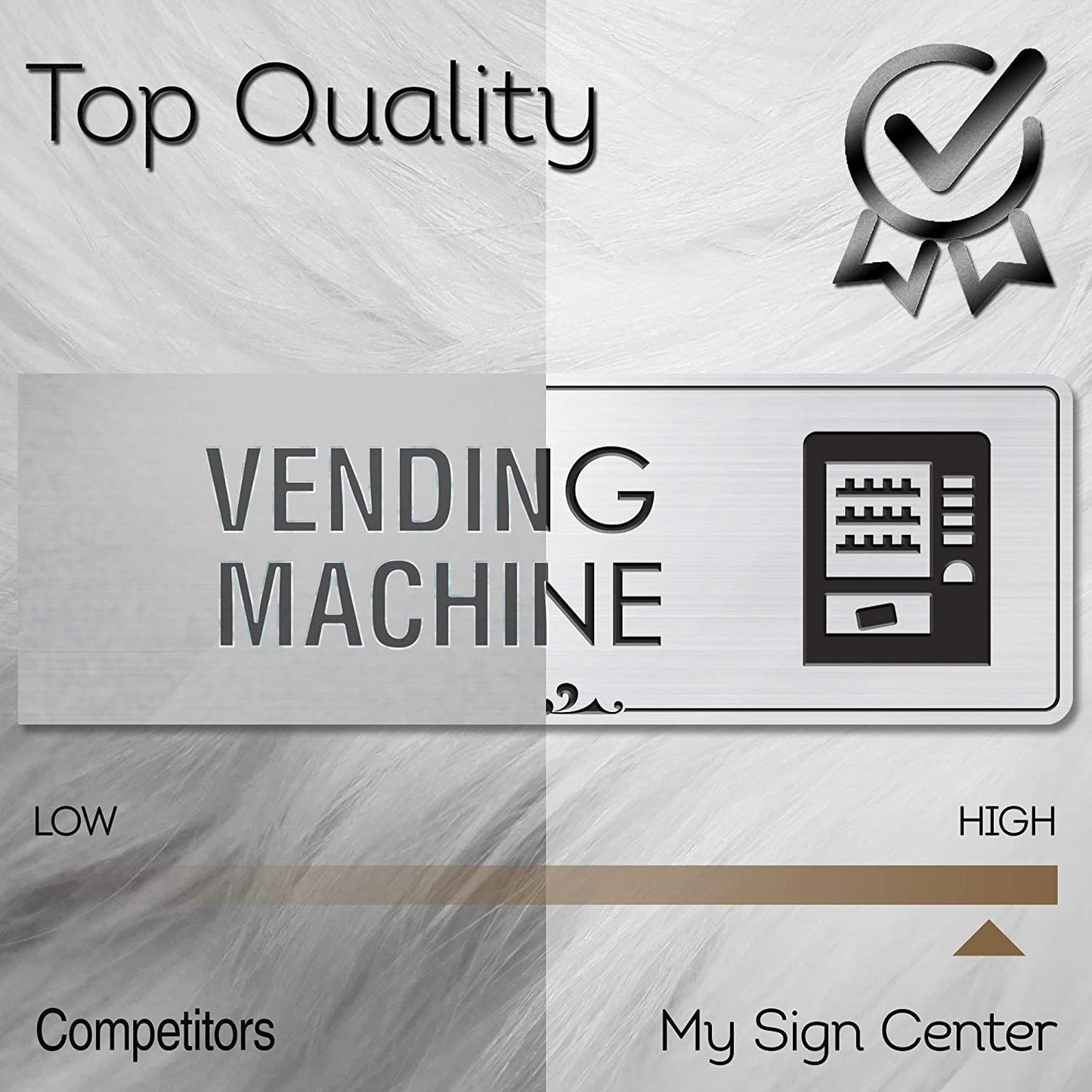 Vending Machines for Business Lunch Room Sign