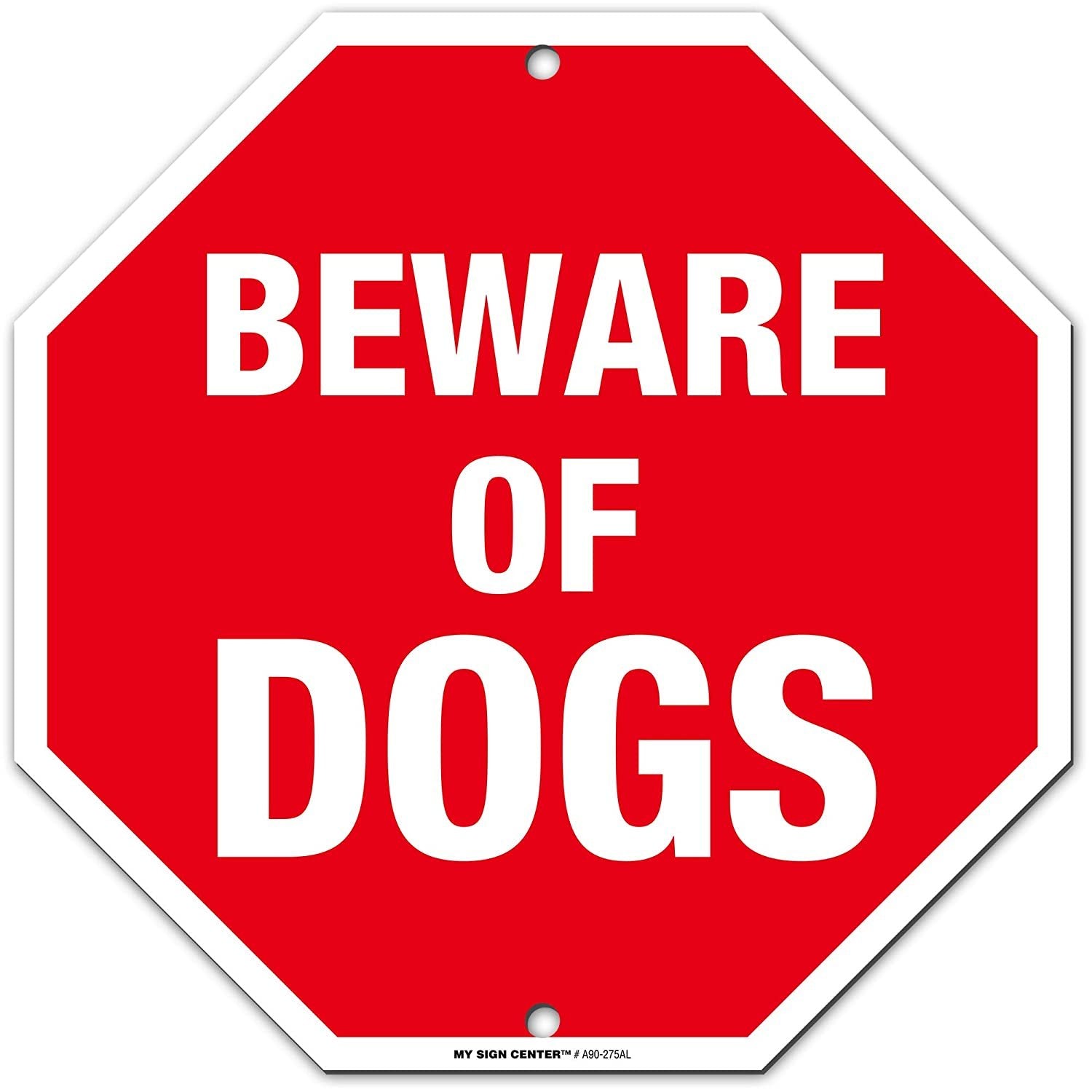 beware-of-dog-sign-octagon-shaped-made-out-of-040-rust-free-aluminum-indoor-outdoor-use-uv-protected-and-fade-resistant-11-x-11-by-my-sign-center-my-sign-center-inc for Beware Of Dog Sign Free Printable Beware of Dog Sign, Octagon Shaped, Made out of .040 Rust-Free Aluminum, Indoor/Outdoor Use, UV Protected and Fade-Resistant, 11