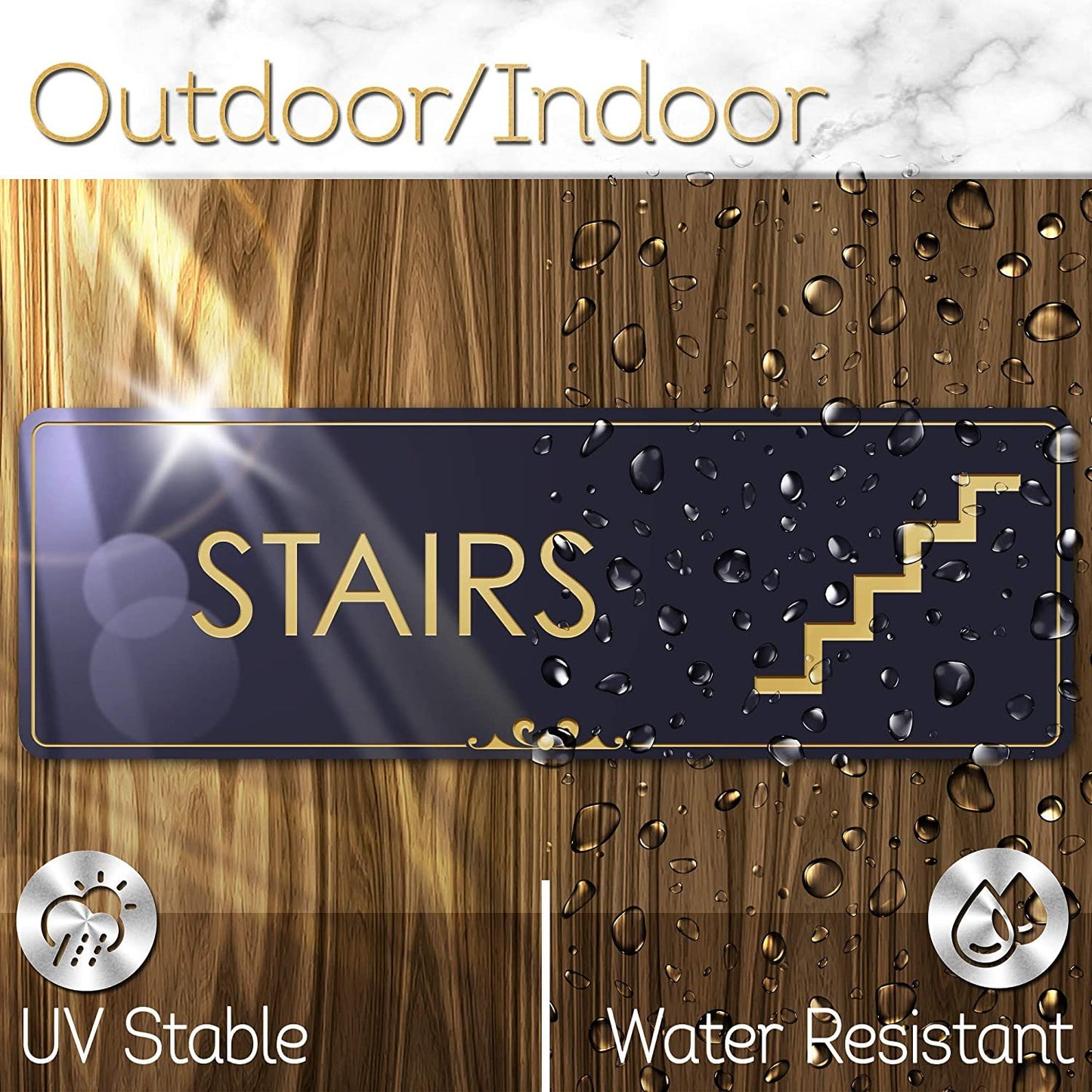 Stairs Door Sign Stairway Sign for Business