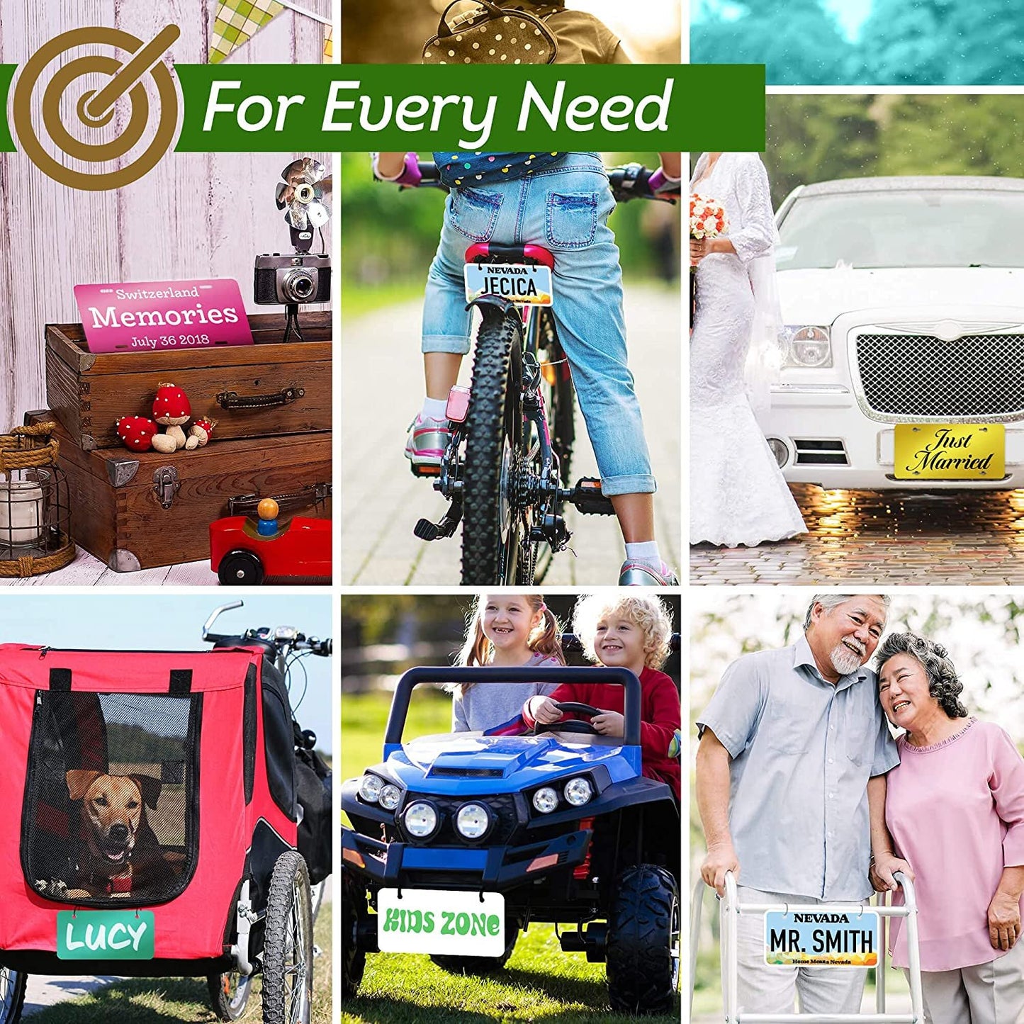 Personalized Custom License Plate Vanity Plate Car Plate