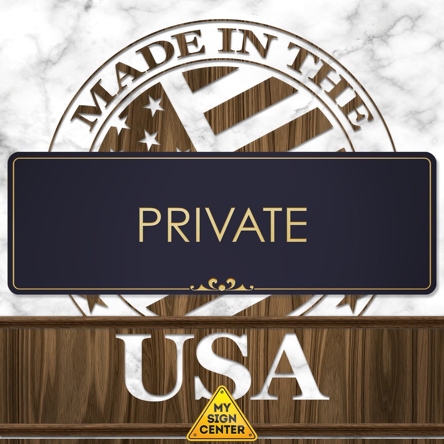 Private - Laser Engraved Sign
