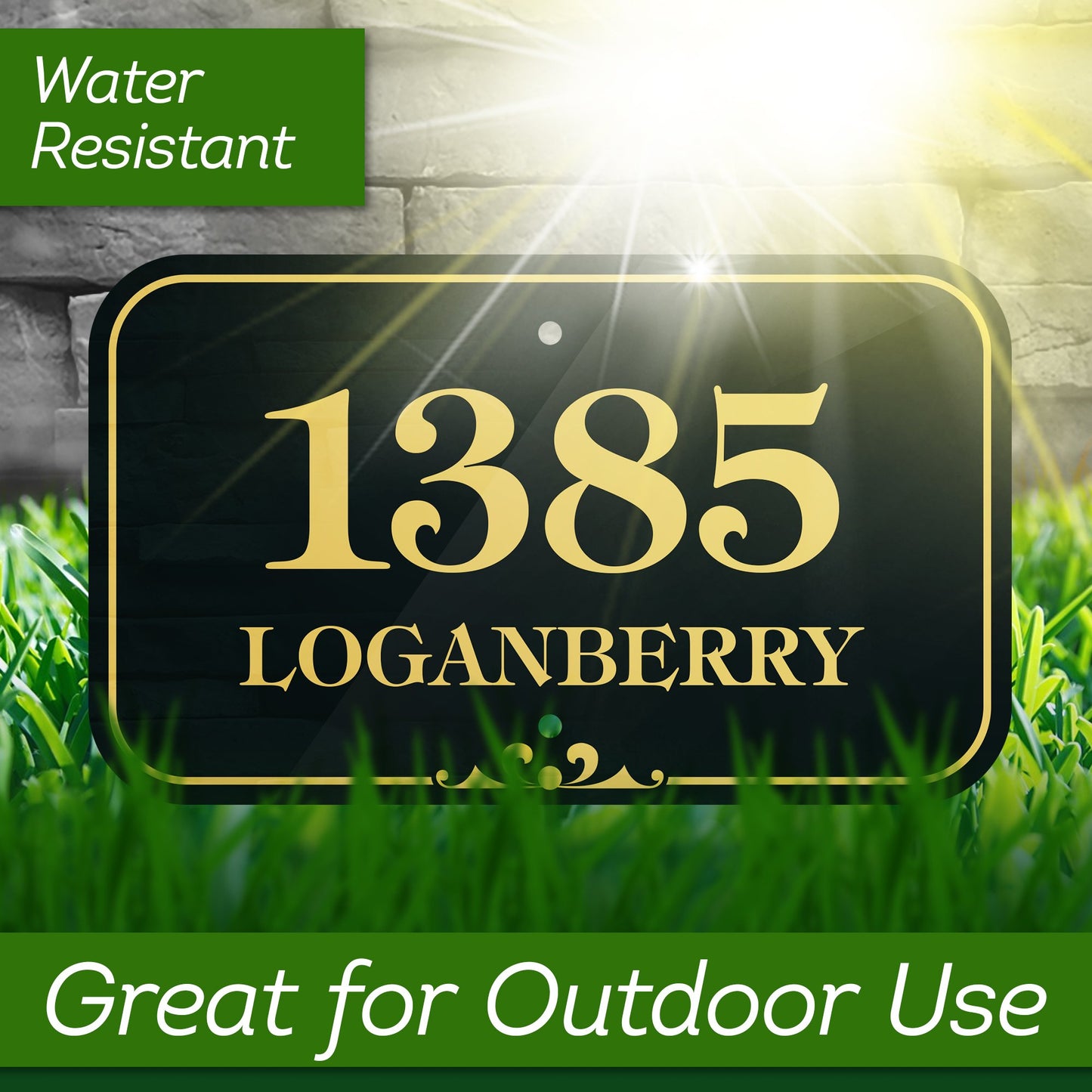 Customized and Personalized House Address Sign 4