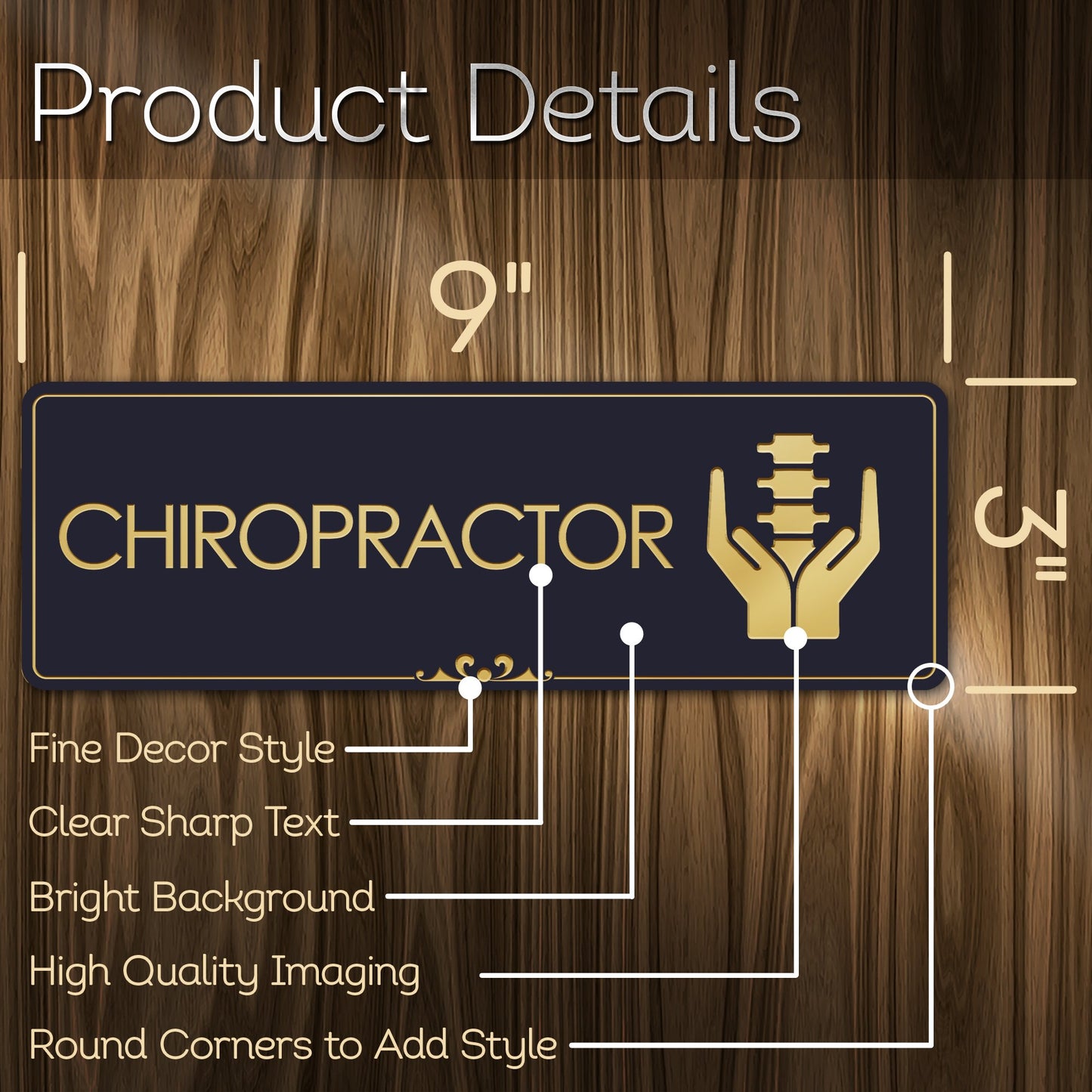 Chiropractor Office Sign Therapy Session Sign