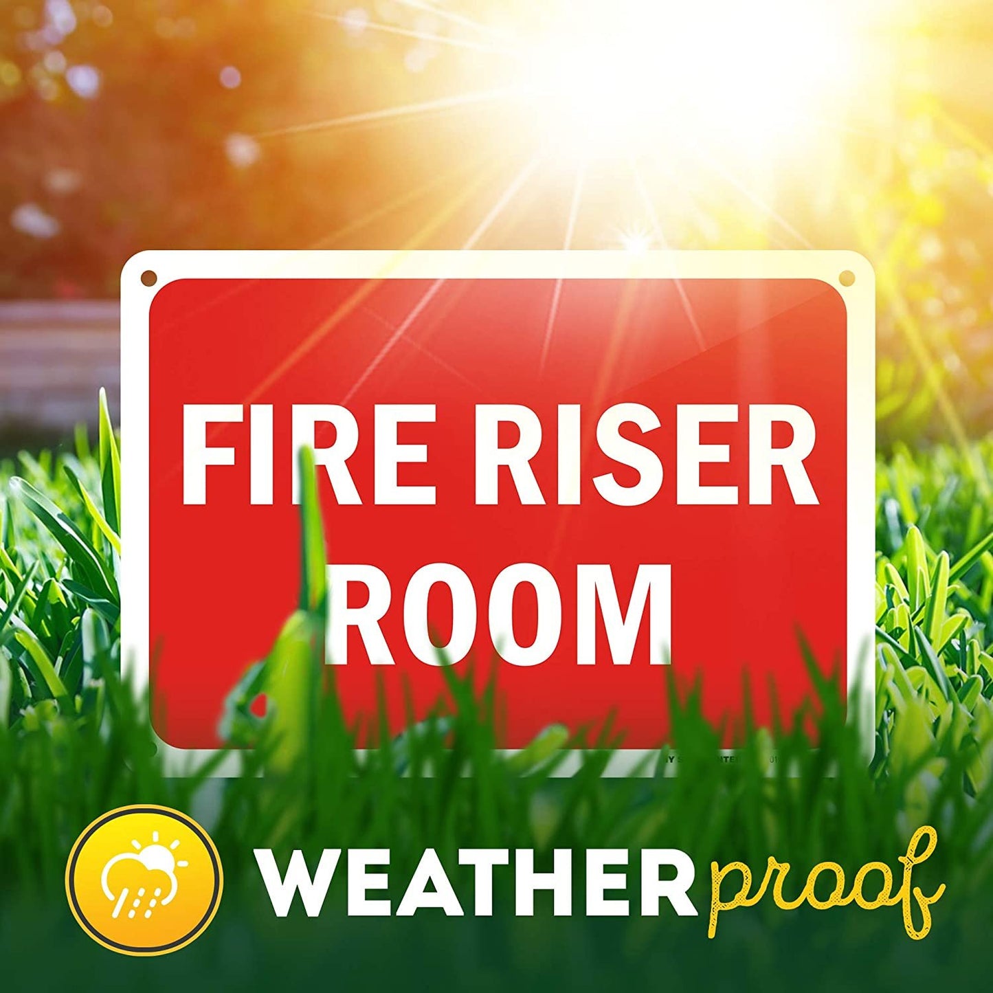 Fire Riser Room Sign