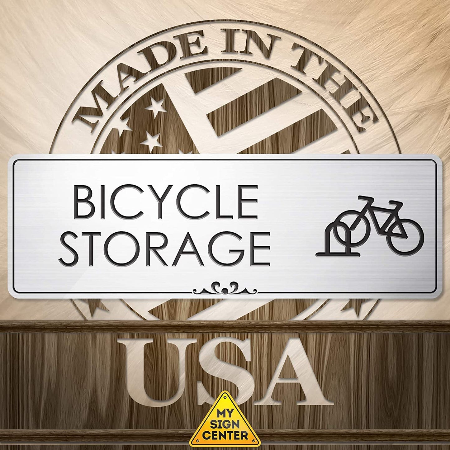 Bicycle Rack Sign Bike Storage Signage