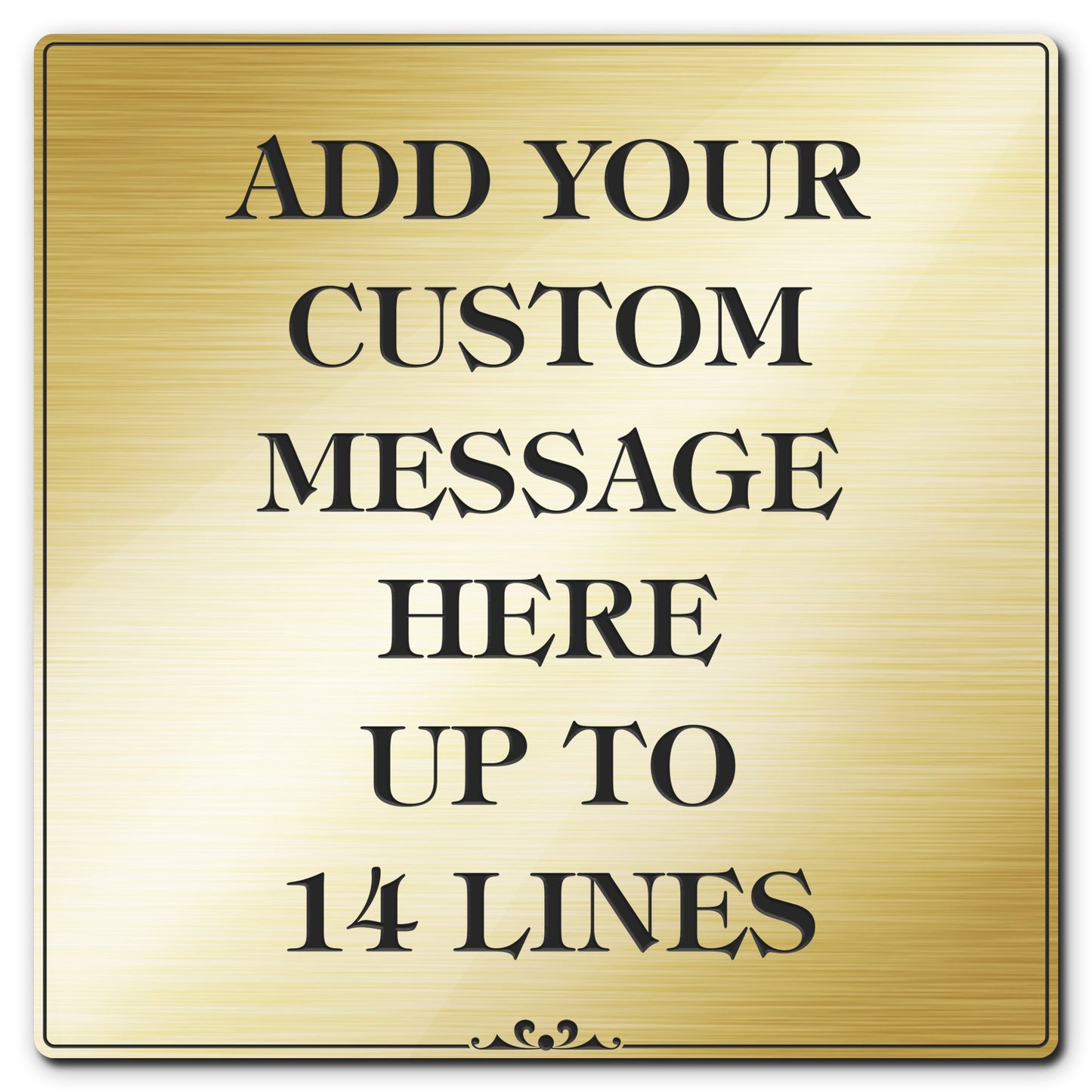 Office Name Plates For Doors Customized and Personalized Message and Room ID Sign