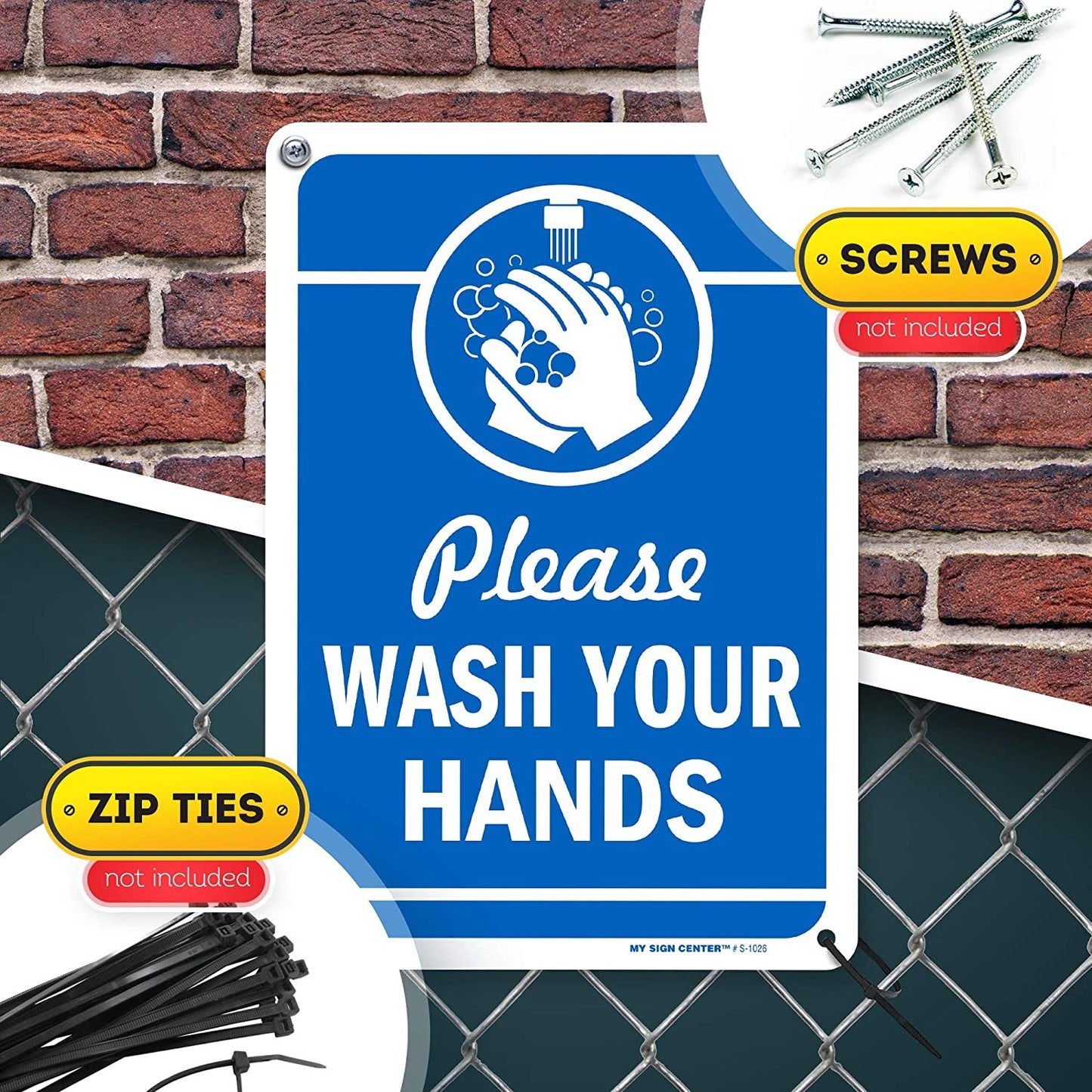 Please Wash Your Hands Sign