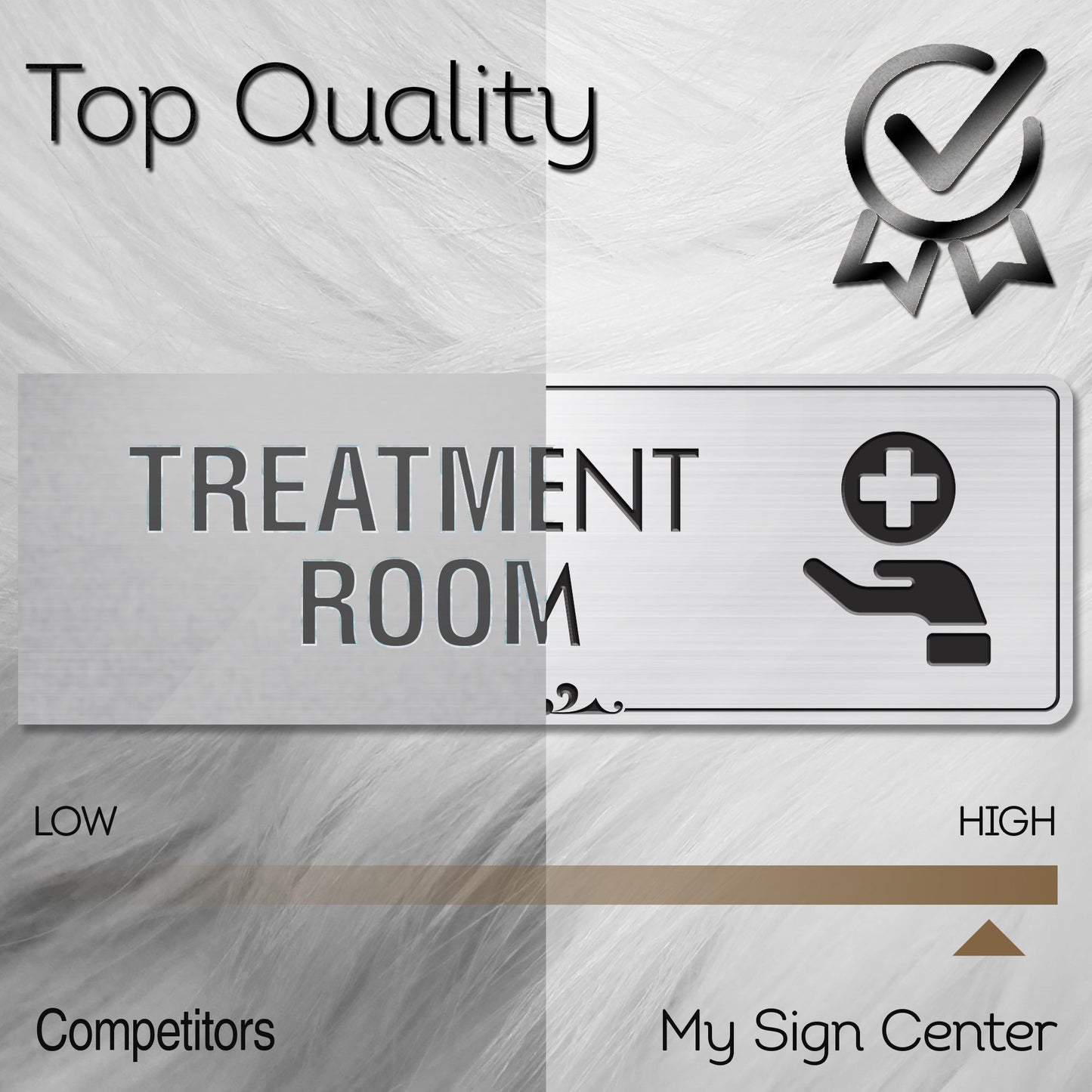 Treatment Room Sign Treatment in Session Sign
