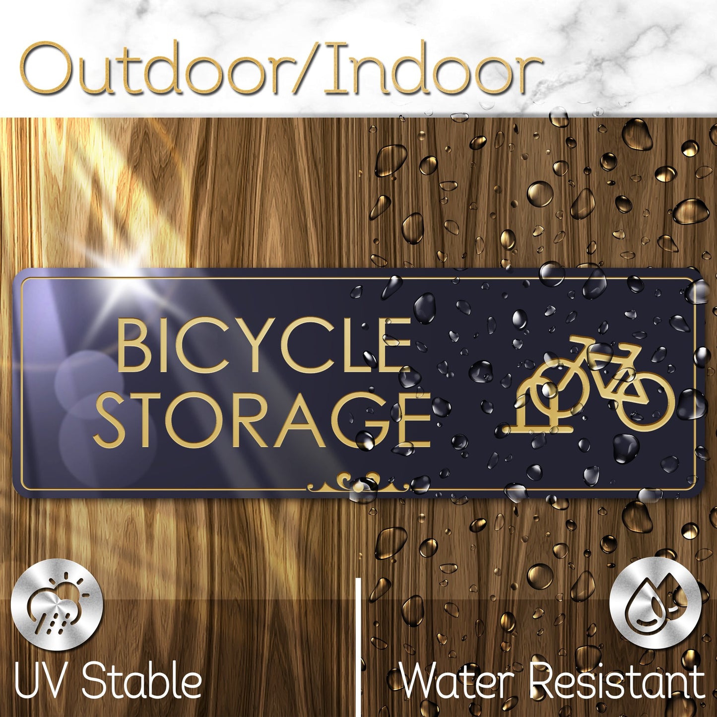 Bicycle Rack Sign Bike Storage Signage
